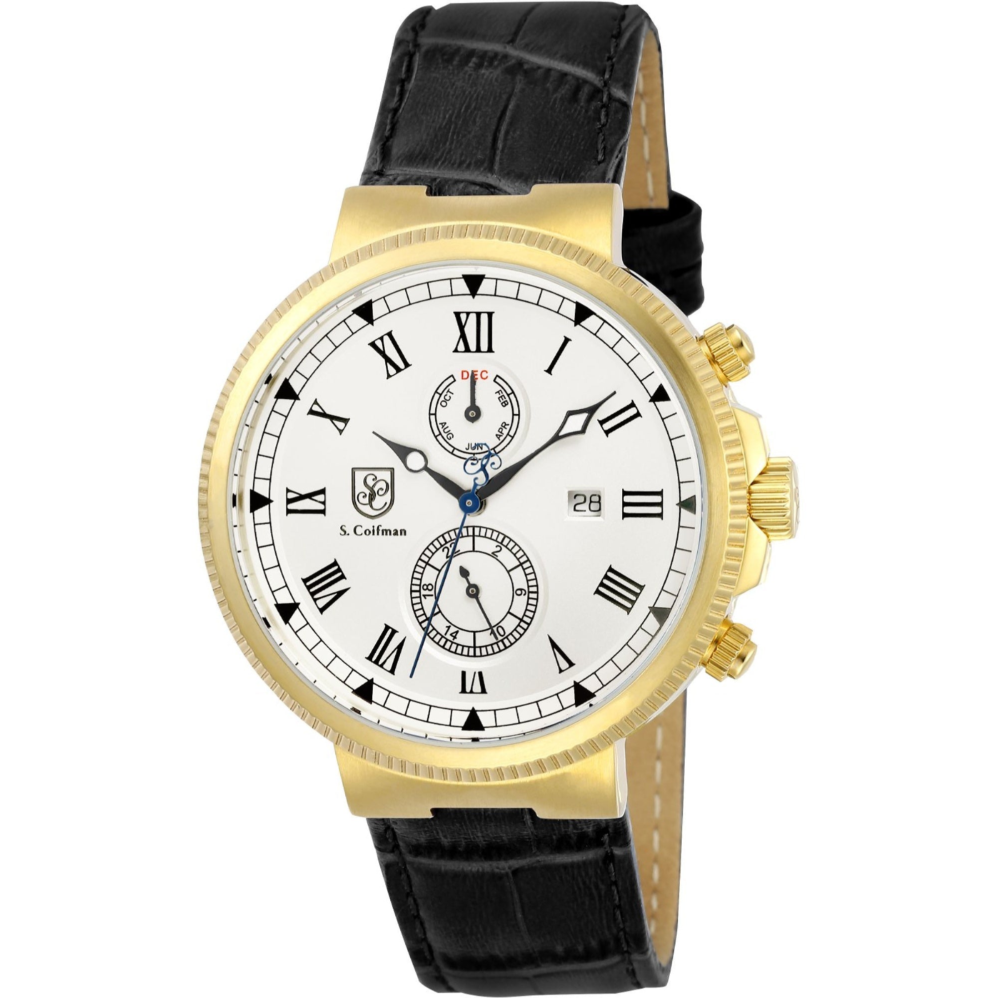 S. Coifman  Quartz White Dial Men's Watch SC0381