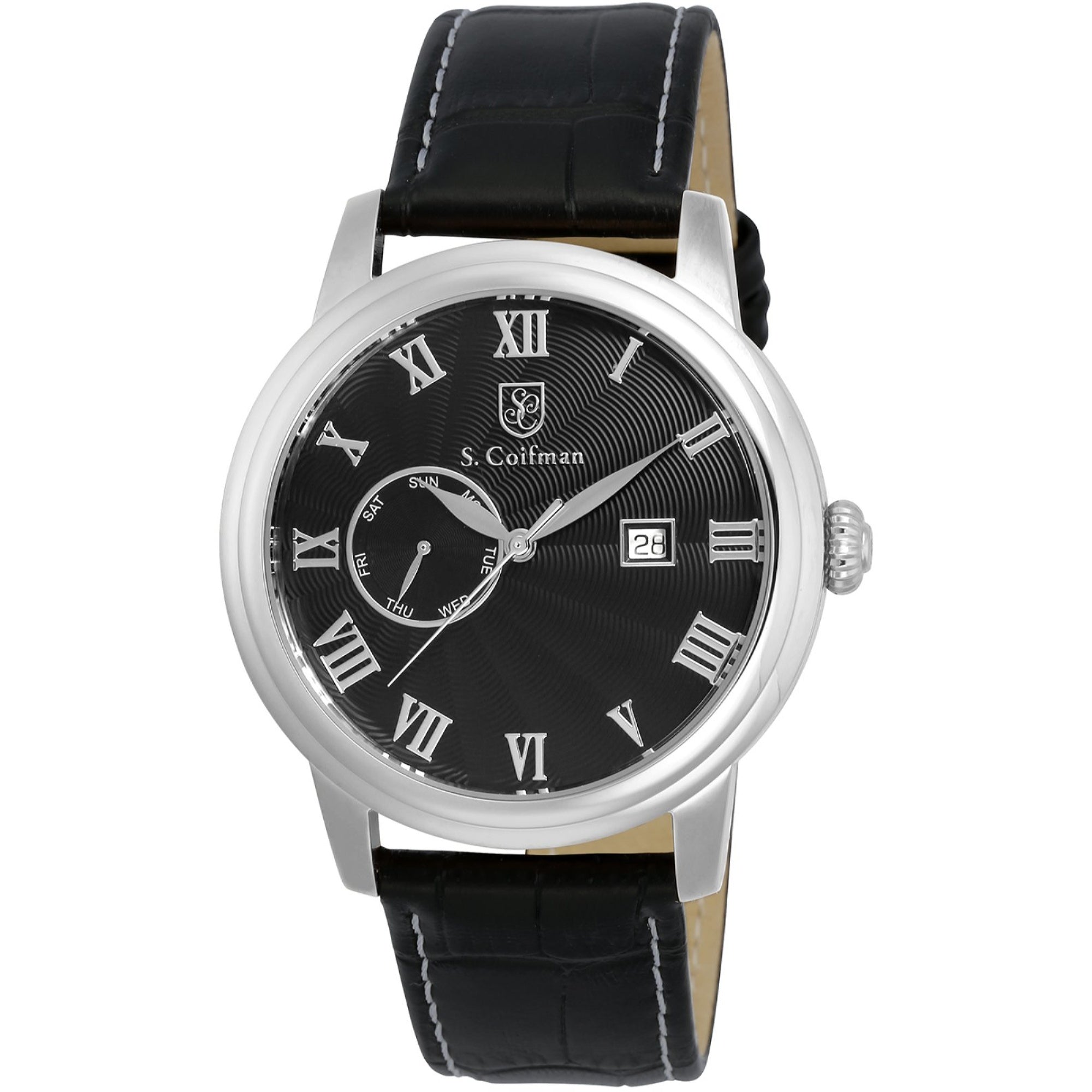 S. Coifman  Quartz Black Dial Men's Watch SC0387