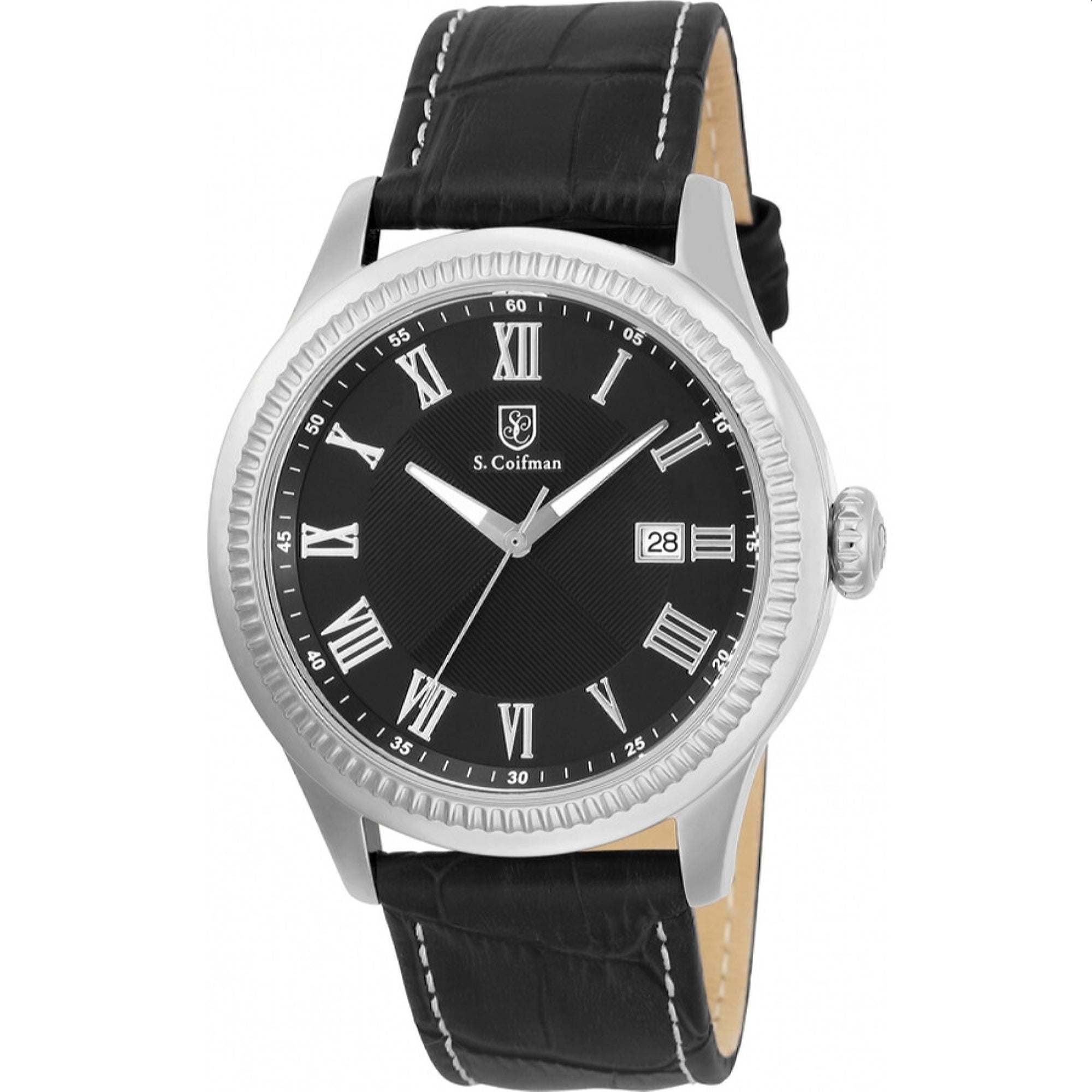 S. Coifman  Quartz Black Dial Men's Watch SC0392