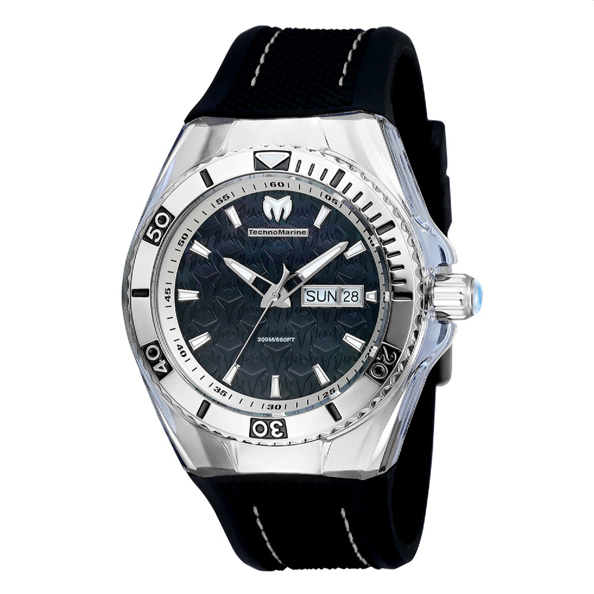 TechnoMarine  Quartz Monogram Black Dial Men's Watch TM-115212