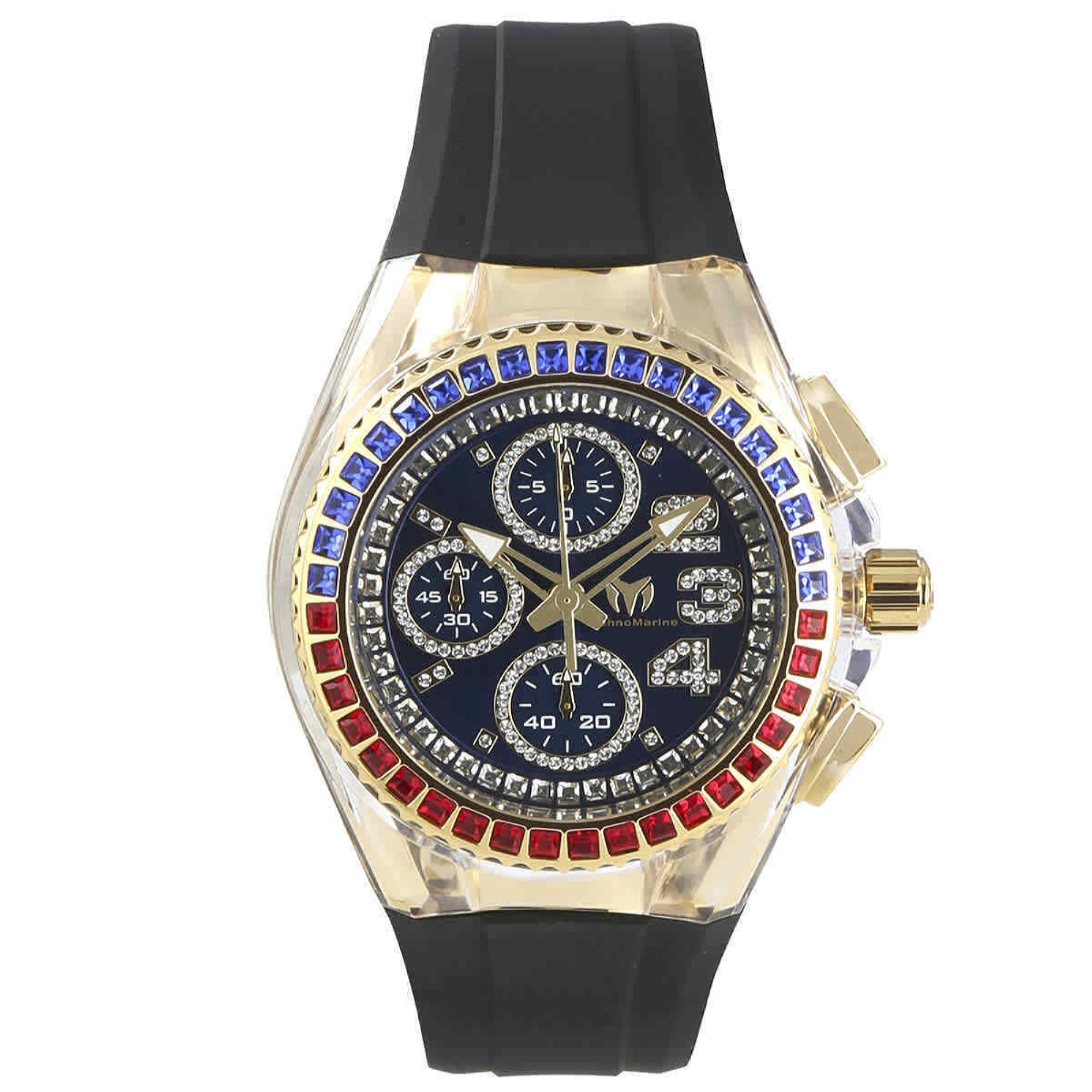 TechnoMarine  Quartz Glitz Silver Dial Women's Watch TM-121048