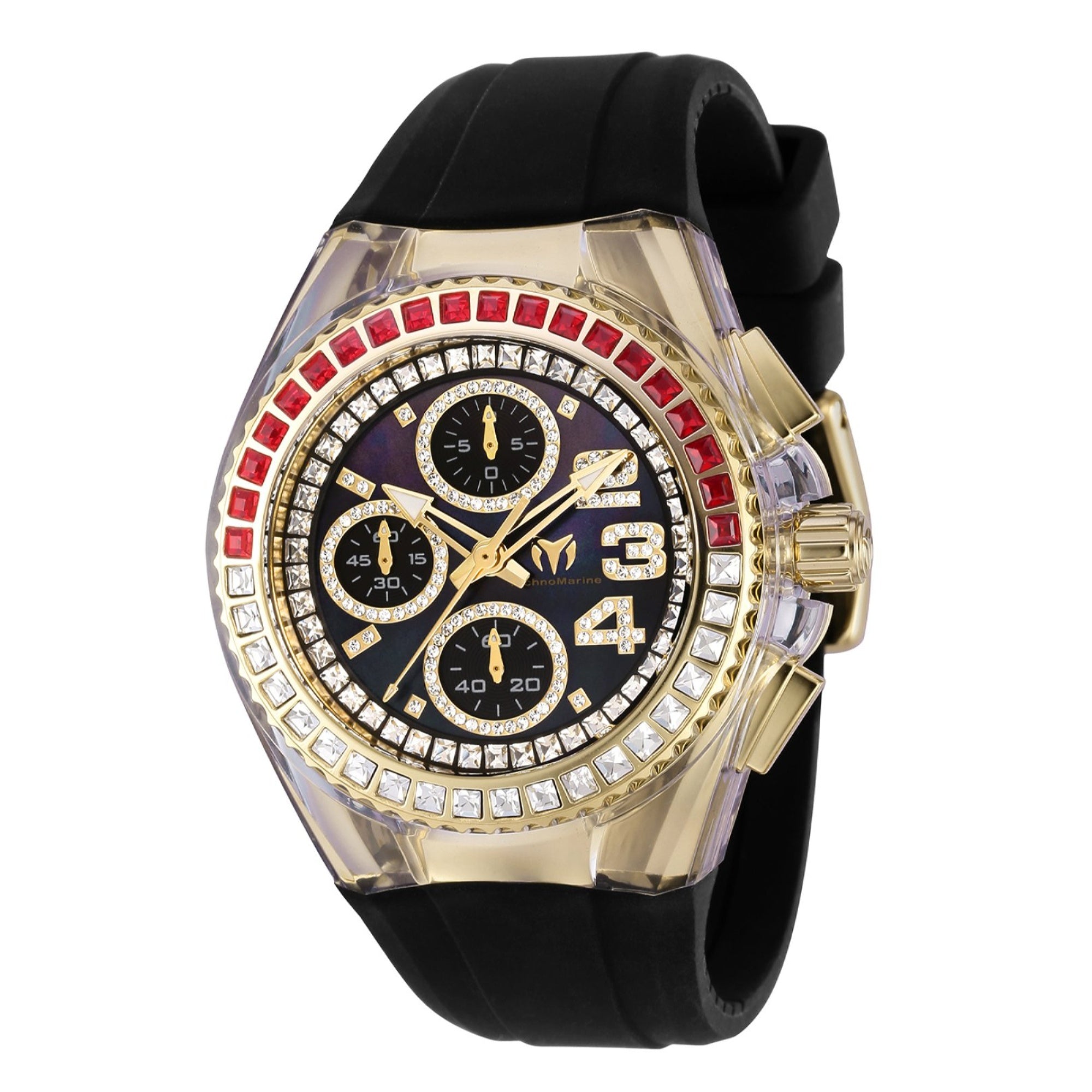 TechnoMarine  Quartz Glitz Silver Dial Women's Watch TM-121064