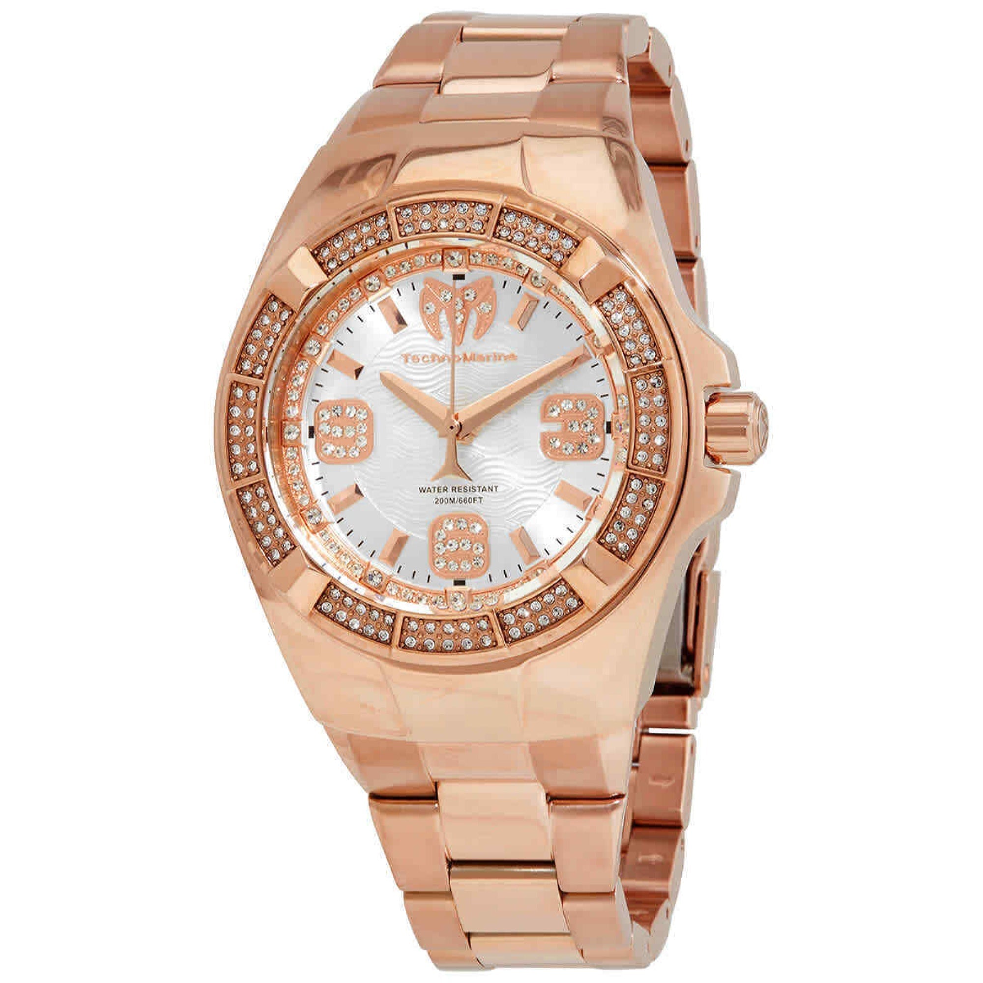 TechnoMarine  Quartz Glitz Silver Dial Men's Watch TM-121107