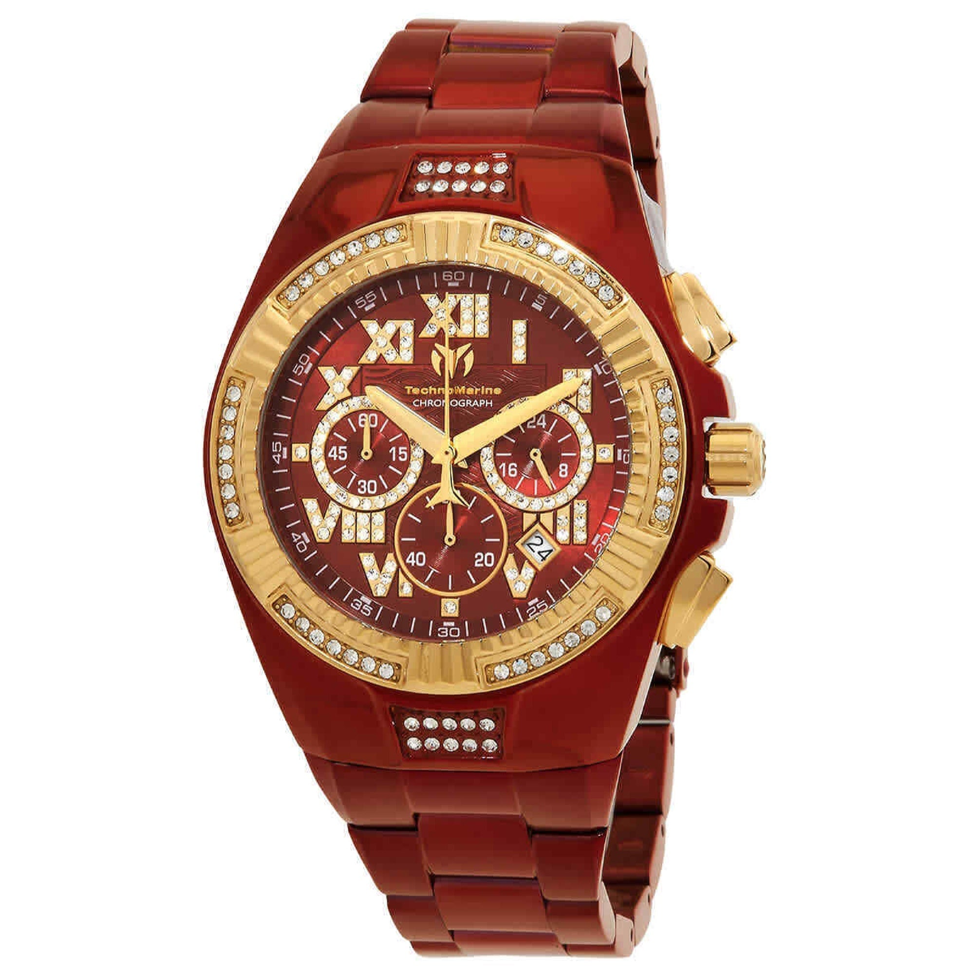 TechnoMarine  Quartz Red Dial Men's Watch TM-121236