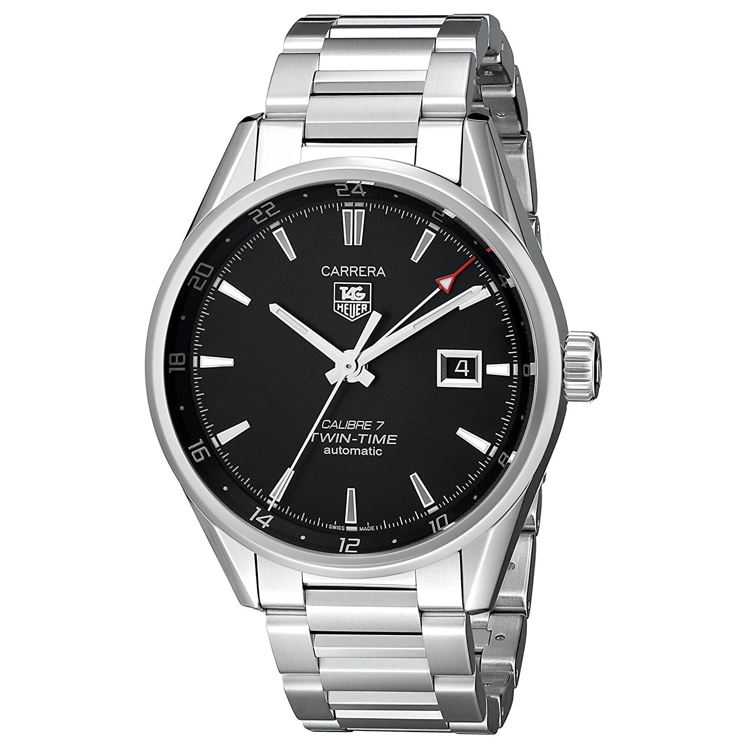 Tag Heuer Carrera Automatic Automatic Black Dial Men's Watch WAR2010.BA0723