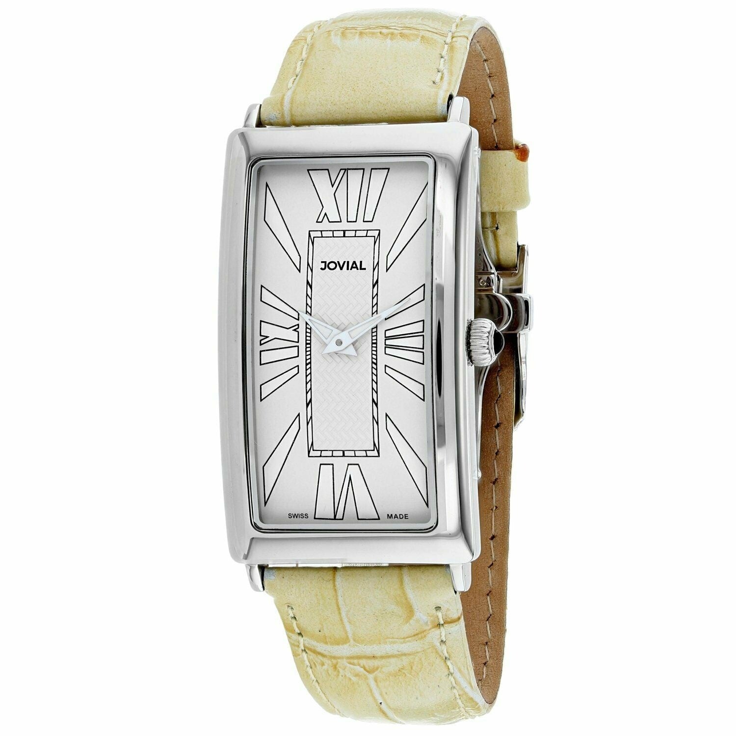 Jovial Classic Quartz Beige Dial Men's Watch 08036-MSL-10