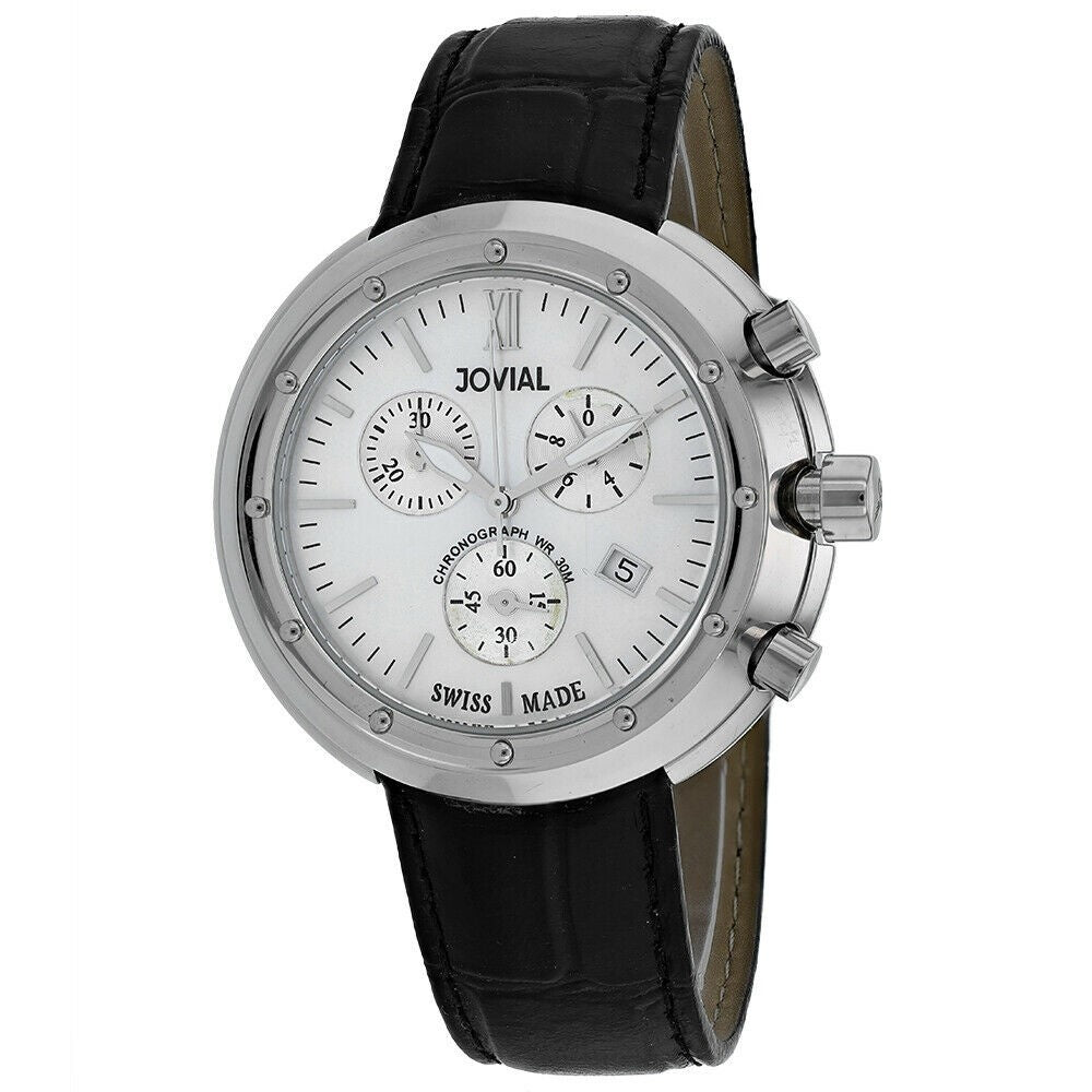 Jovial Jovial Quartz Chronograph Mother of Pearl Dial Men's Watch 11078-MSLC-20