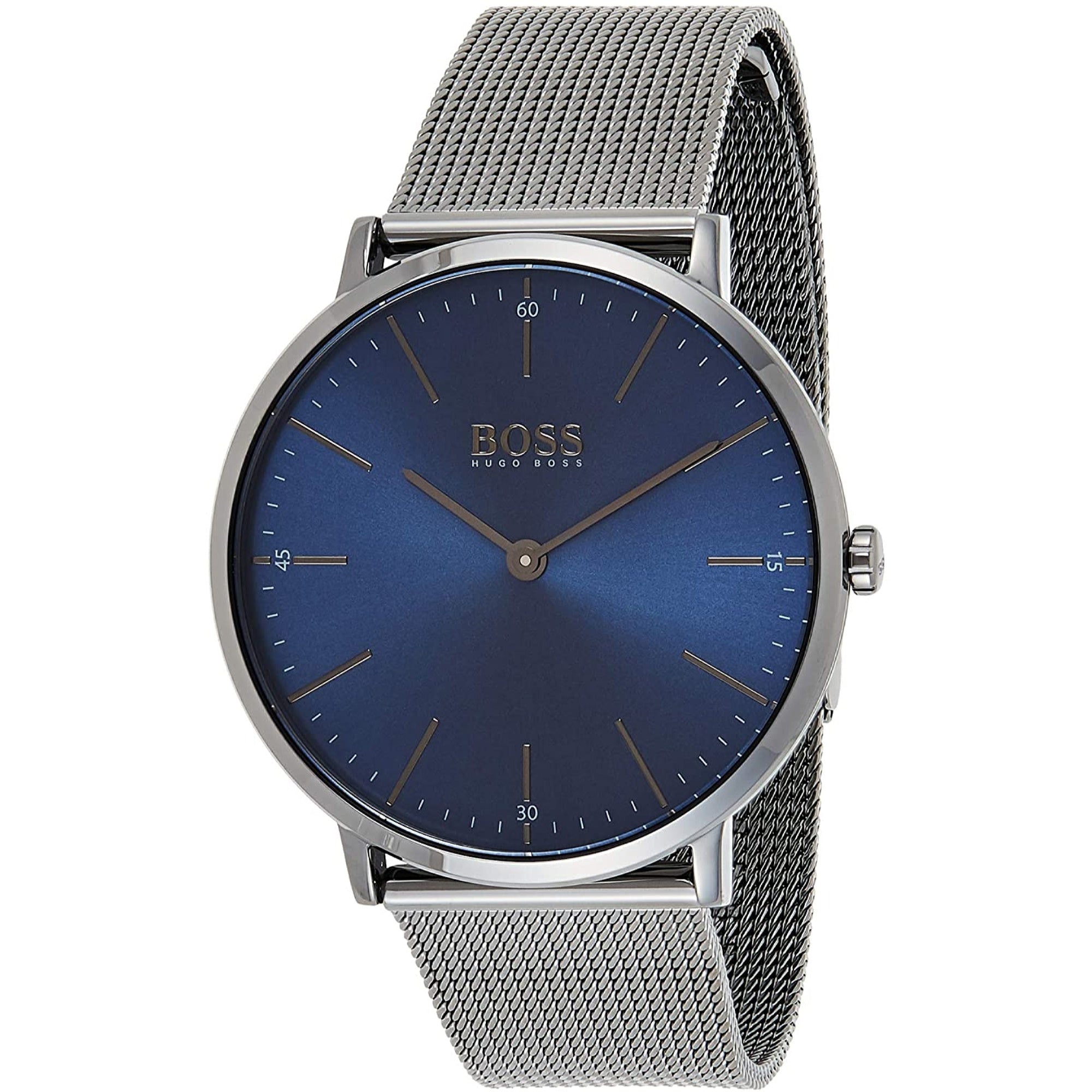 Hugo Boss  Quartz Mesh Blue Dial Men's Watch 1513734