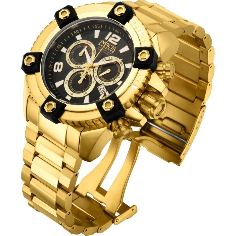 Invicta Reserve Quartz Octane Chronograph Black Dial Men's Watch 15827