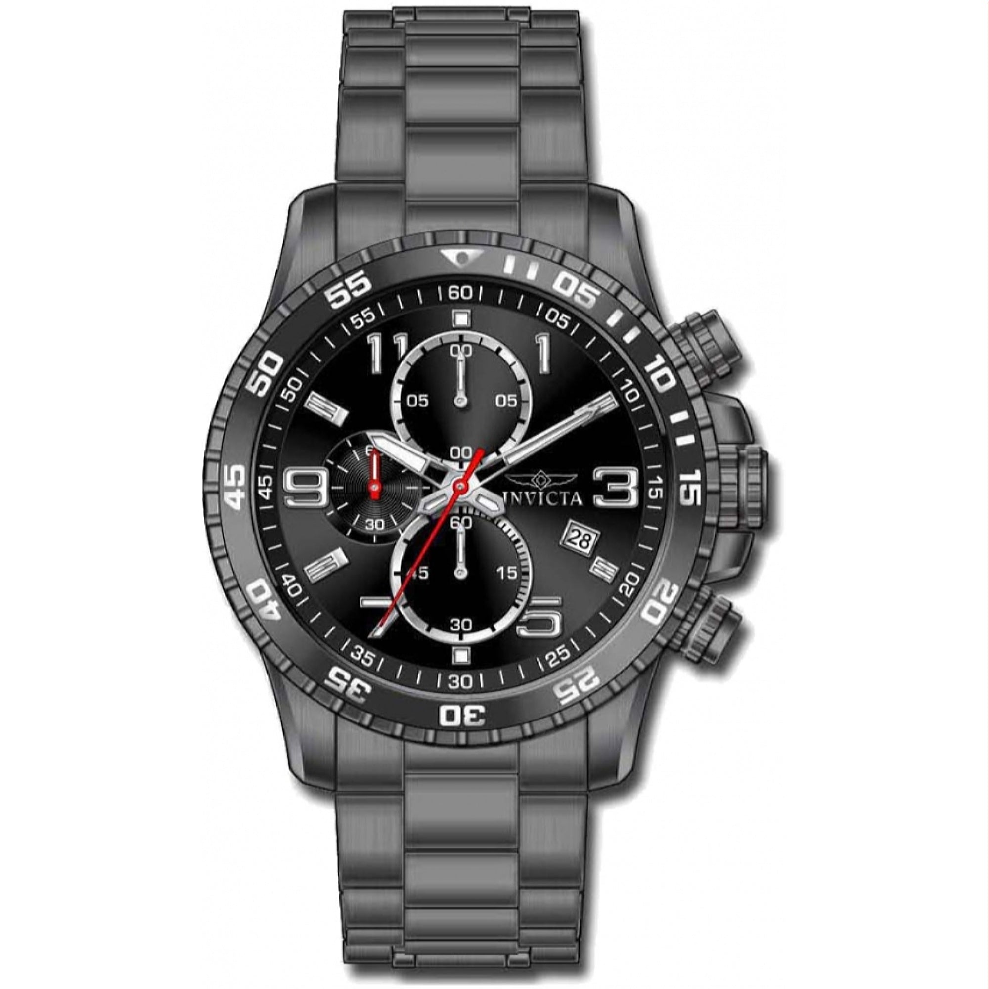 Invicta Specialty Quartz Black Dial Men's Watch 16933
