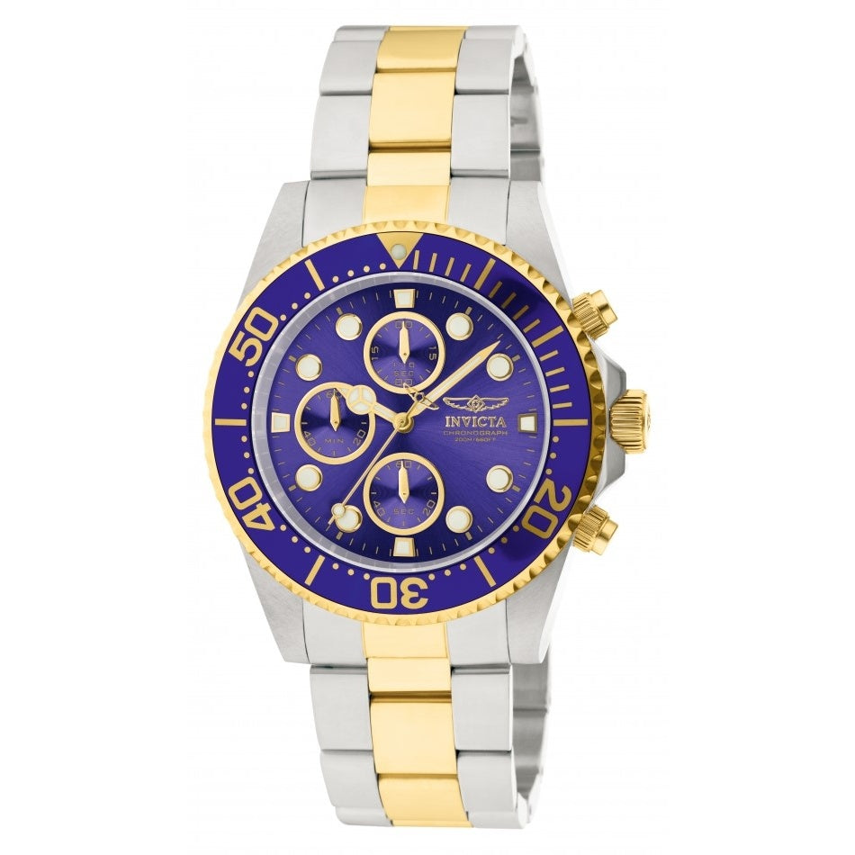 Invicta Pro Diver Quartz Chronograph Blue Dial Men's Watch 1773