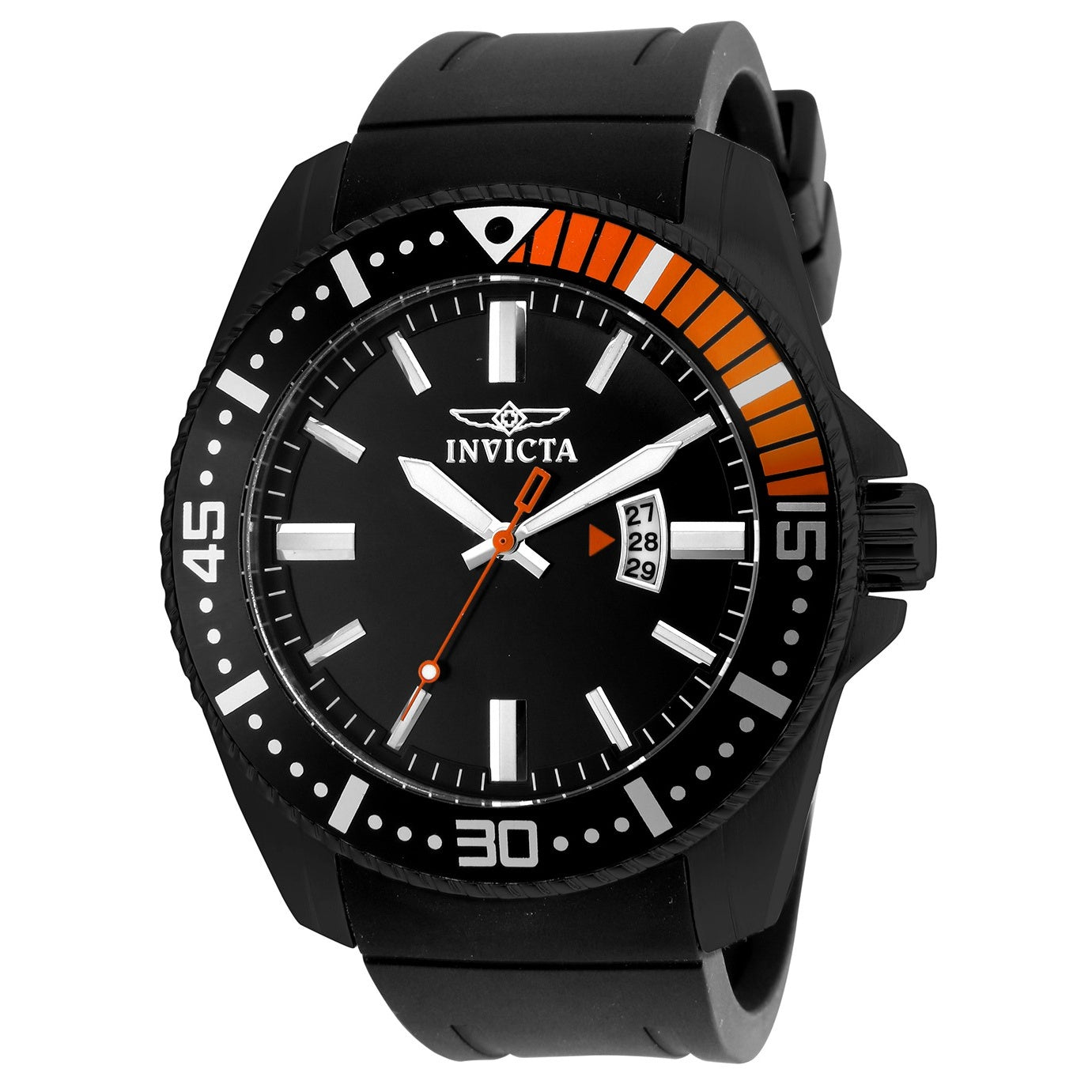 Invicta Pro Diver Quartz Black Dial Men's Watch 21449