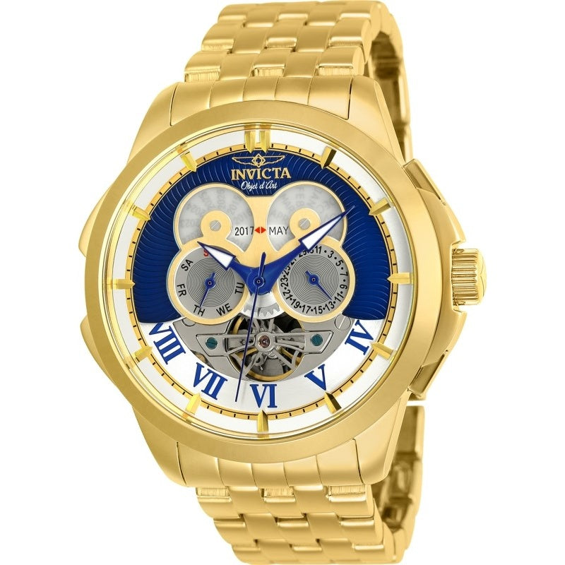Invicta Objet D Art Automatic Automatic Silver Dial Men's Watch 25581