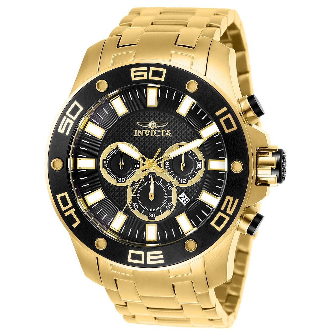Invicta Pro Diver Quartz Scuba Black Dial Men's Watch 26076