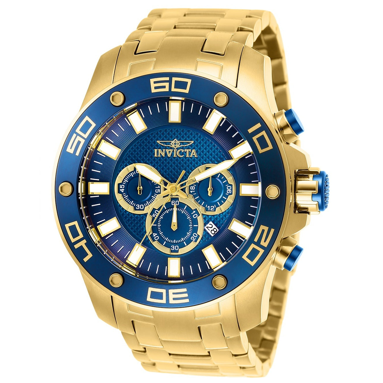 Invicta Pro Diver Quartz Scuba Blue Dial Men's Watch 26078