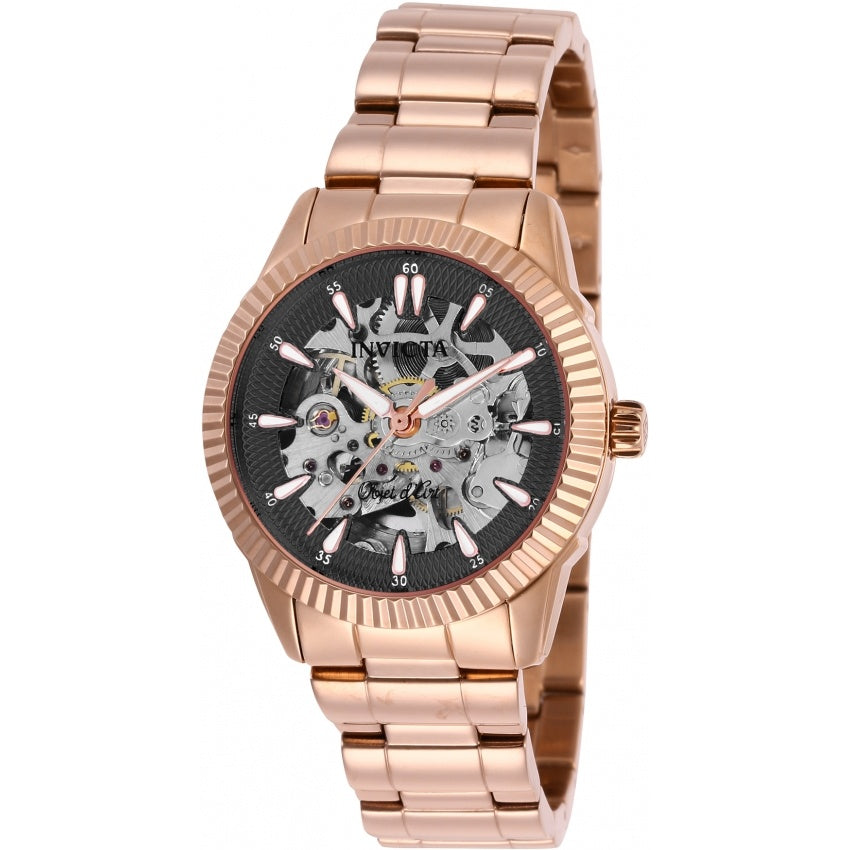 Invicta Objet D Art Automatic Automatic Black Dial Women's Watch 26364