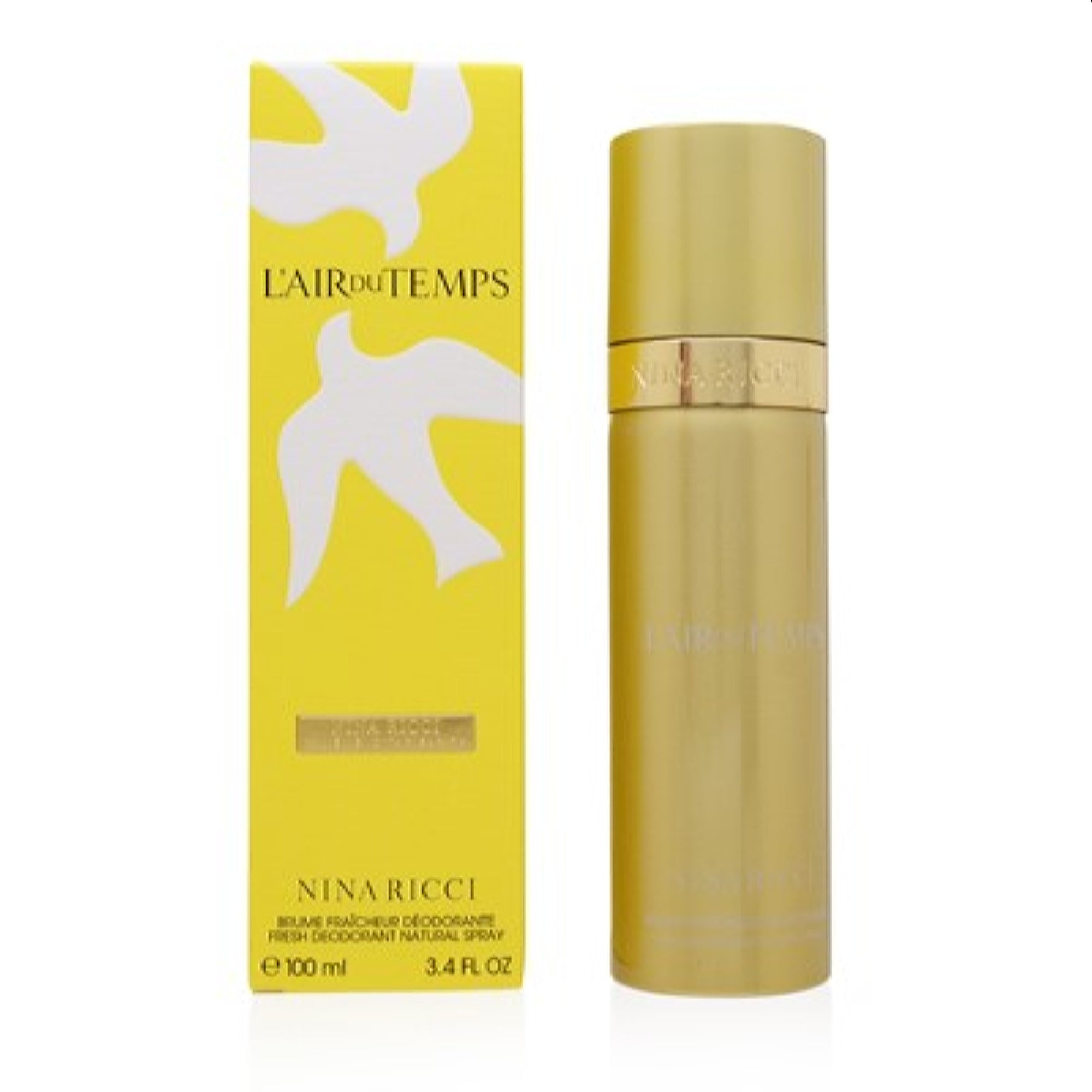 Nina Ricci Women's Lair Du Temps Nina Ricci Deodorant Spray 3.3 Oz  3137370319238