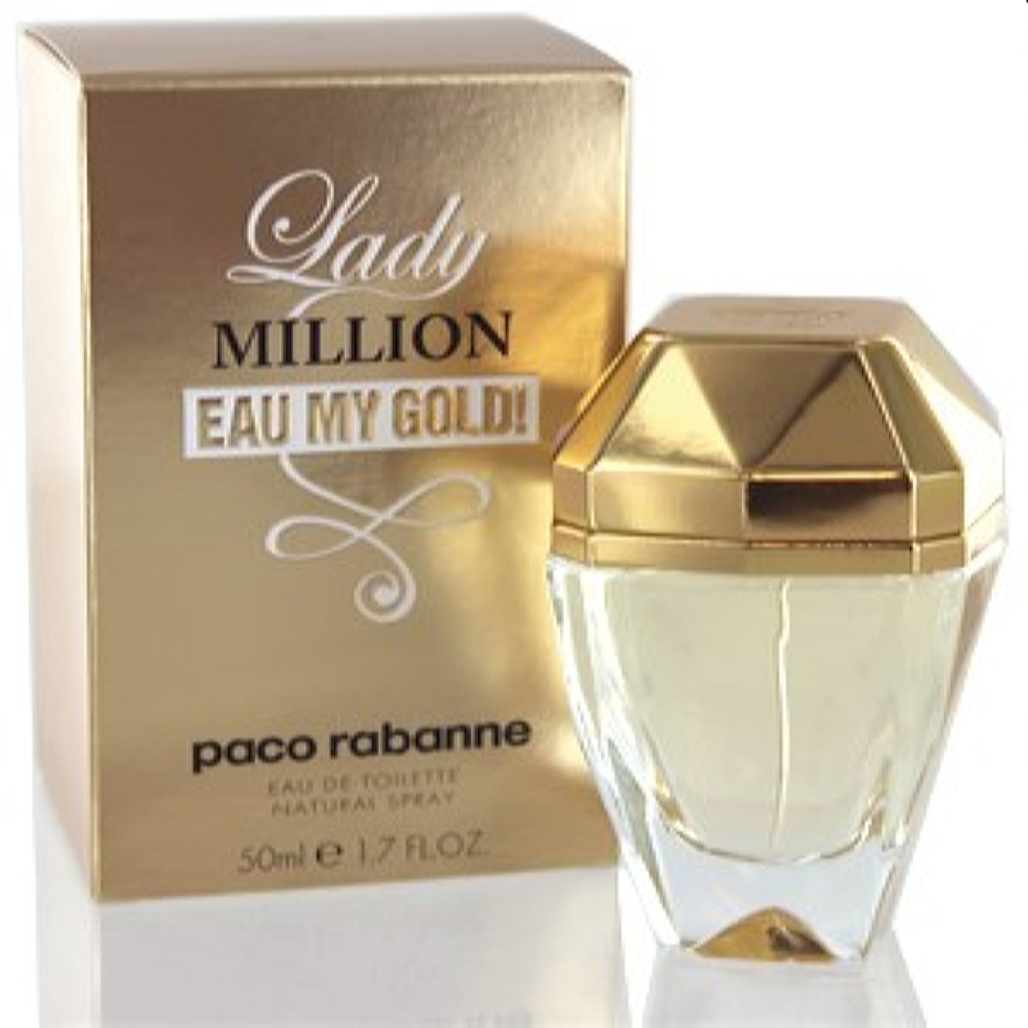Paco Rabanne Women's Lady Million Eau My Gold Paco Rabanne Edt Spray 1.7 Oz (50 Ml)   3349668524587