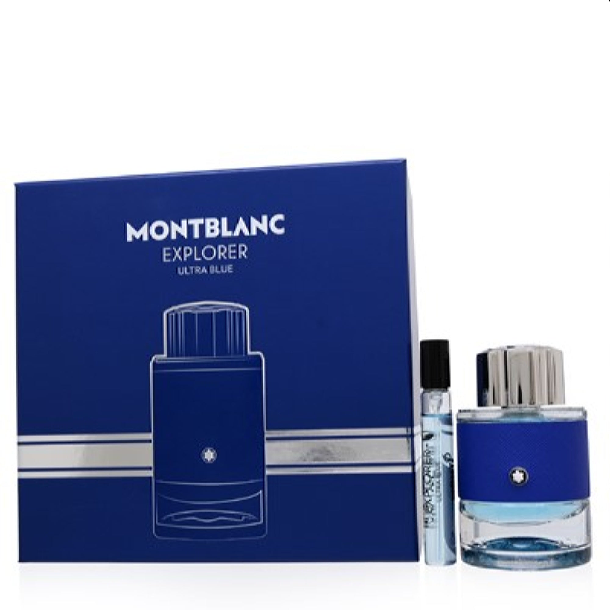 Mont Blanc Men's Explorer Ultra Blue Mont Blanc Set  3386460130554