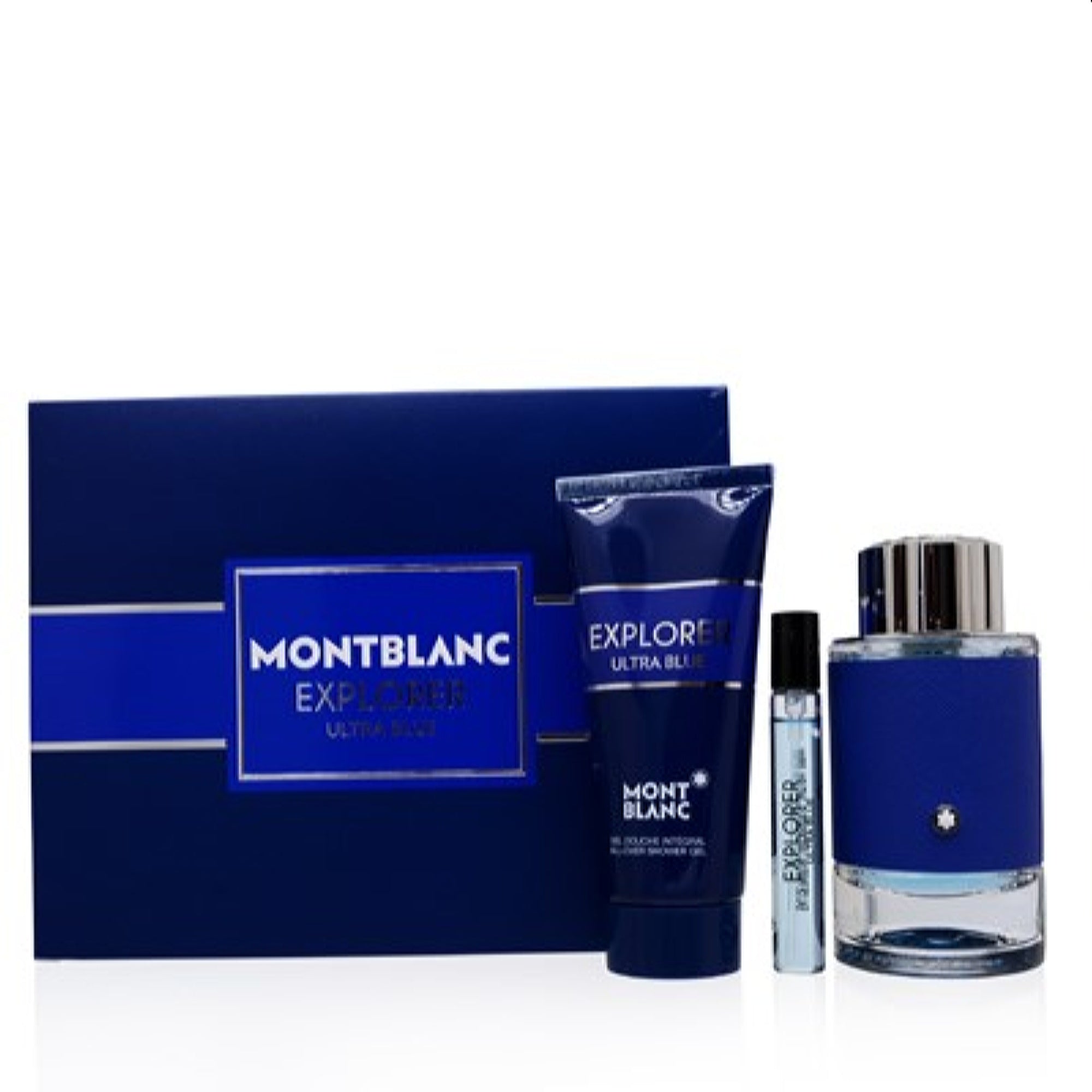 Mont Blanc Men's Explorer Ultra Blue Mont Blanc Set  3386460130608