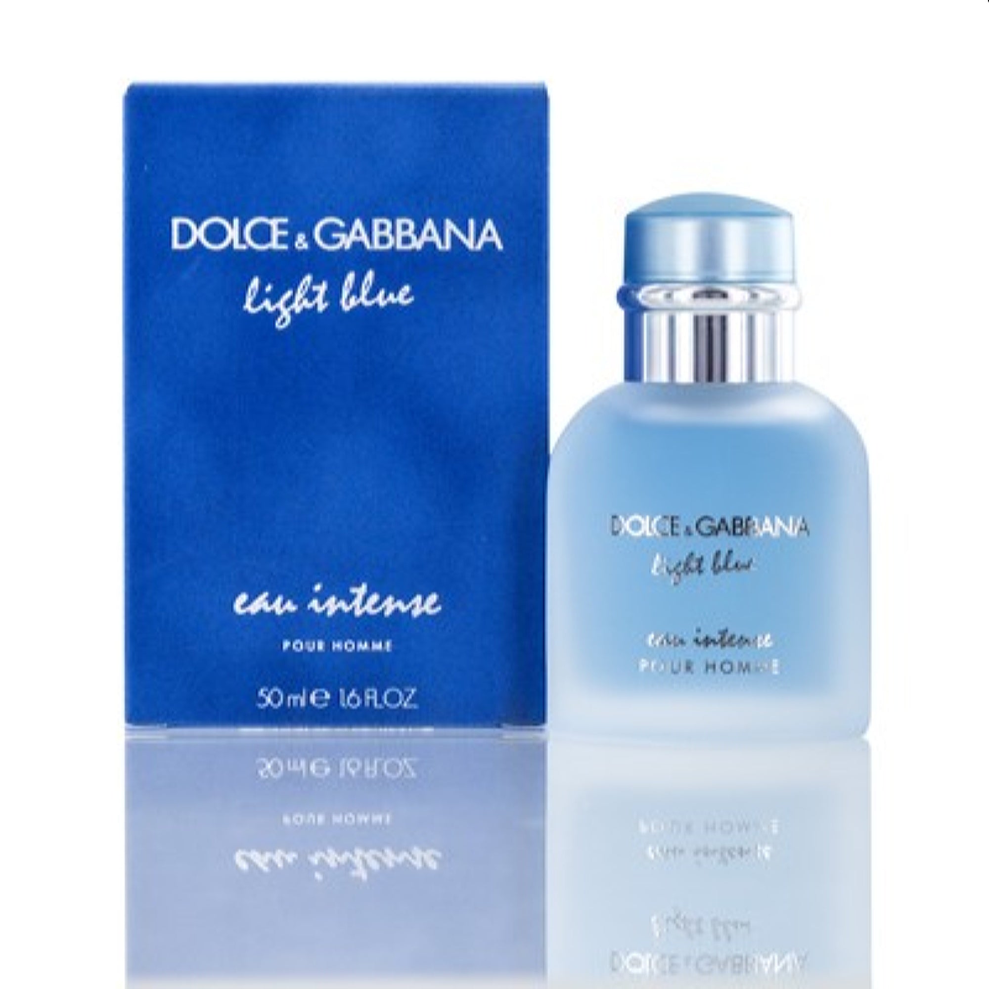 Dolce & Gabbana Men's Light Blue Eau Intense Men D&G Edp Spray 1.6 Oz (50 Ml)  3423473032861