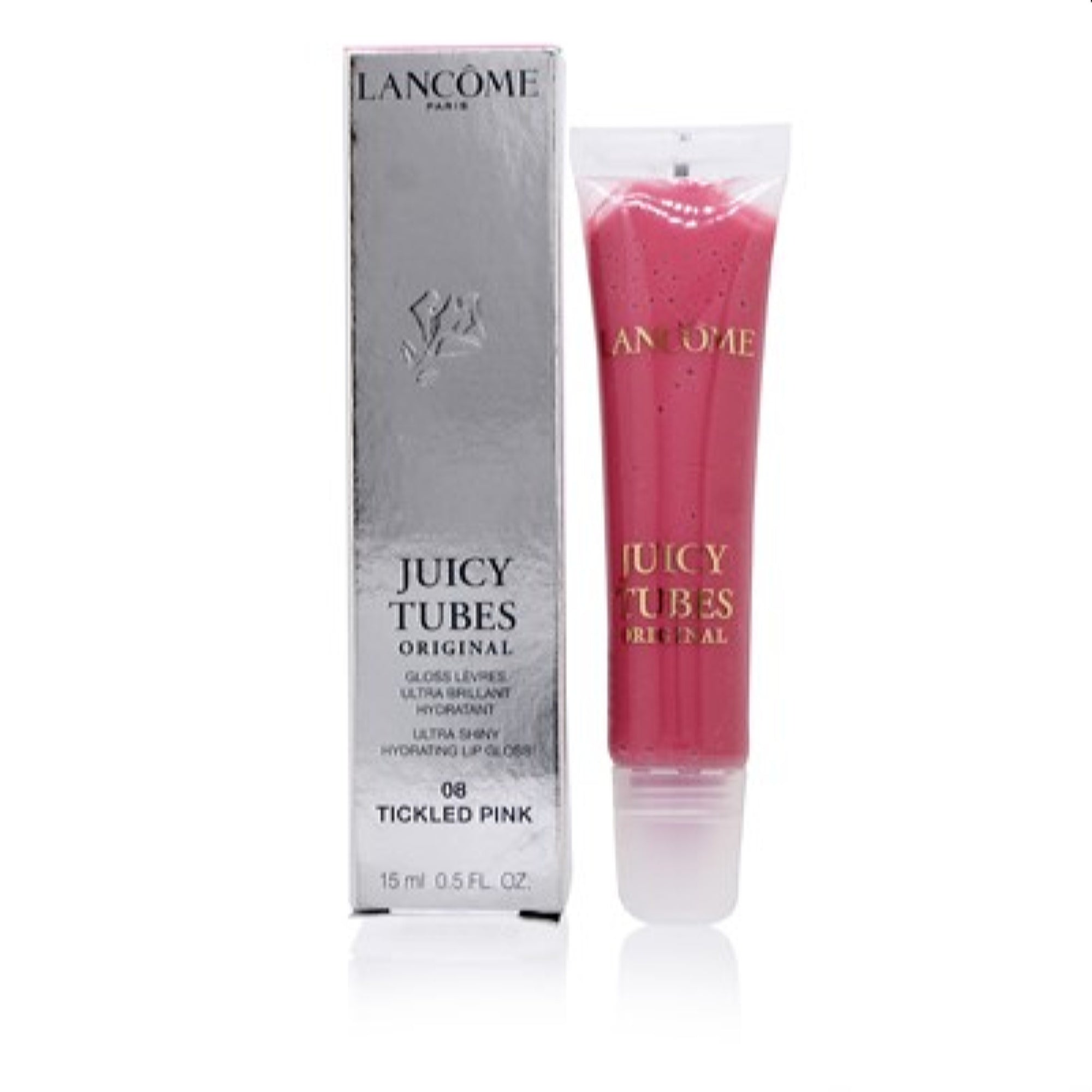Lancome  Lancome Juicy Tubes Original Lip Gloss 08 Tickled Pink 0.5 Oz 3605972352446