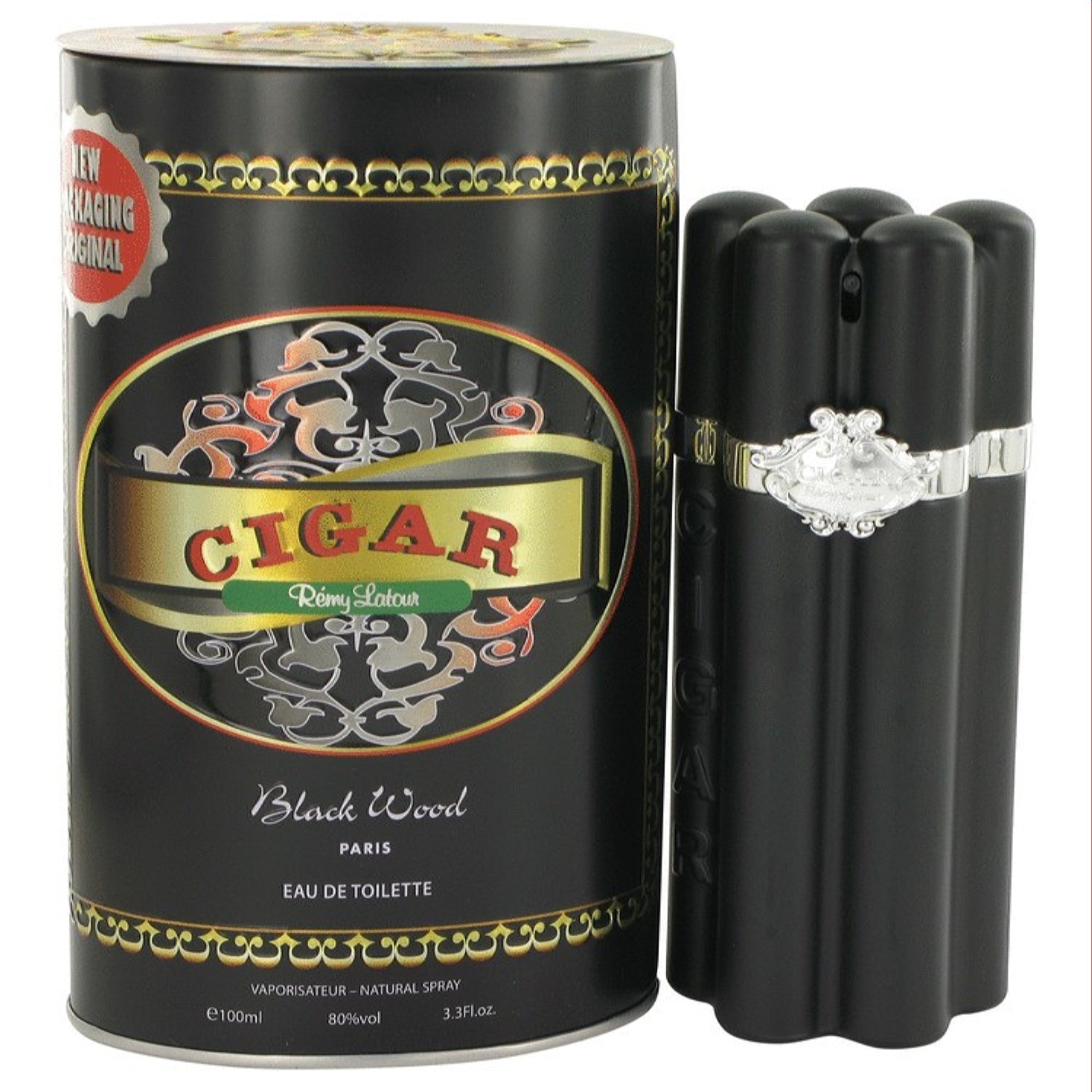Remy Latour Men's Cigar Black Wood Remy Latour Edt Spray 3.3 Oz (100 Ml)  3610400034528