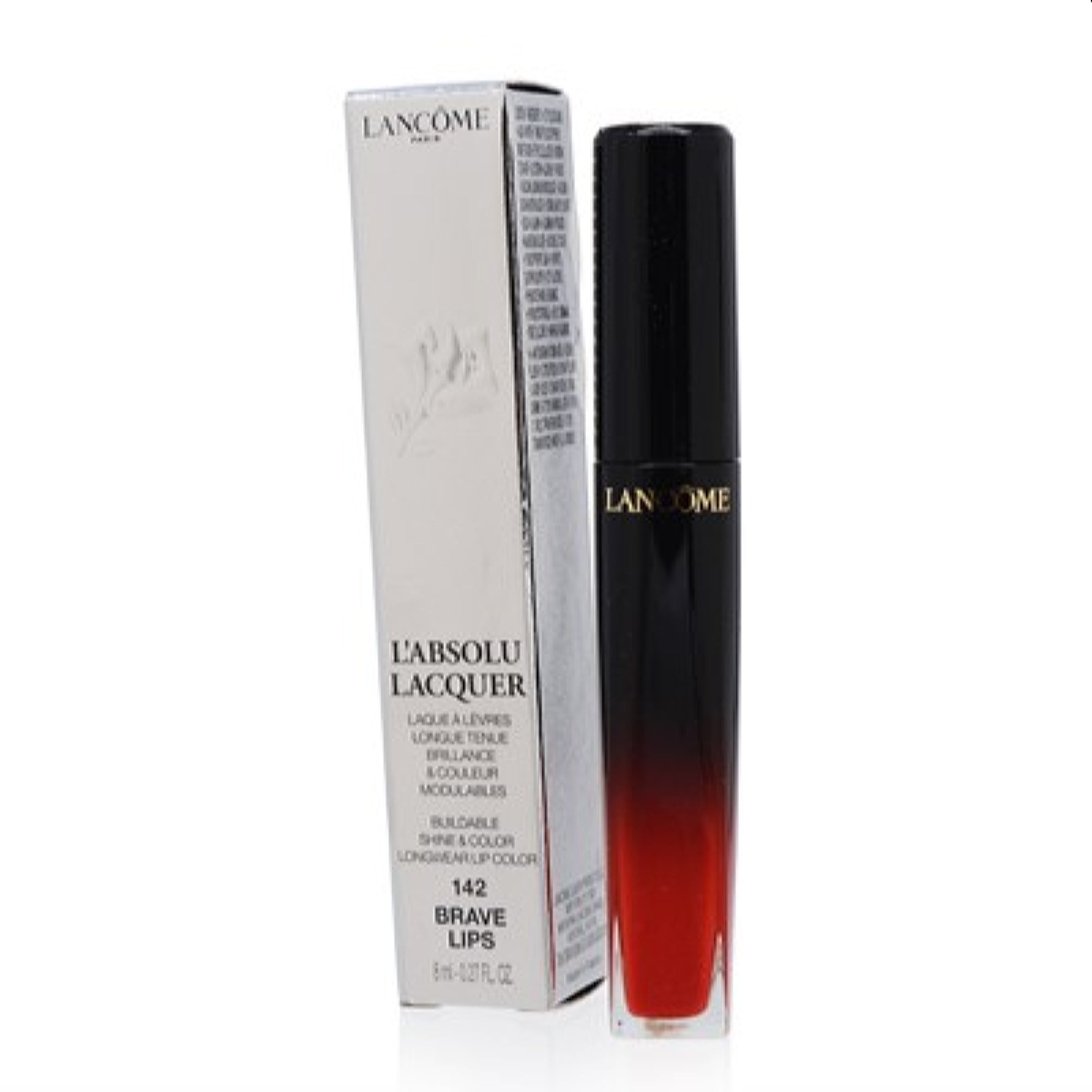 Lancome  Lancome L'Absolu Lacquer Gloss (142) Brave Lips .27 Oz 3614272029279
