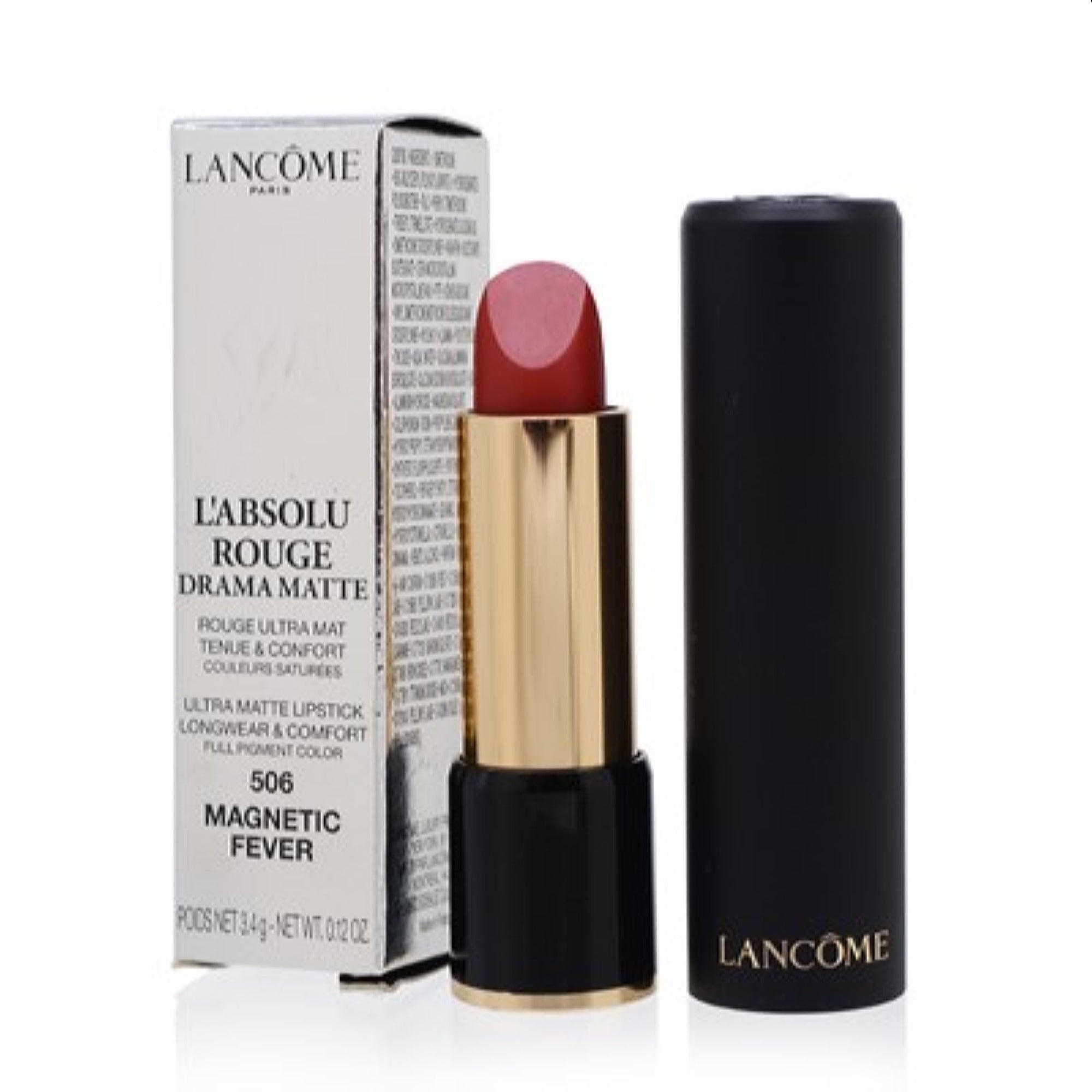 Lancome  Lancome L'Absolu Rouge Drama Matte Lipstick (506 Magnetic Fever) 0.10 Oz 3614272044678
