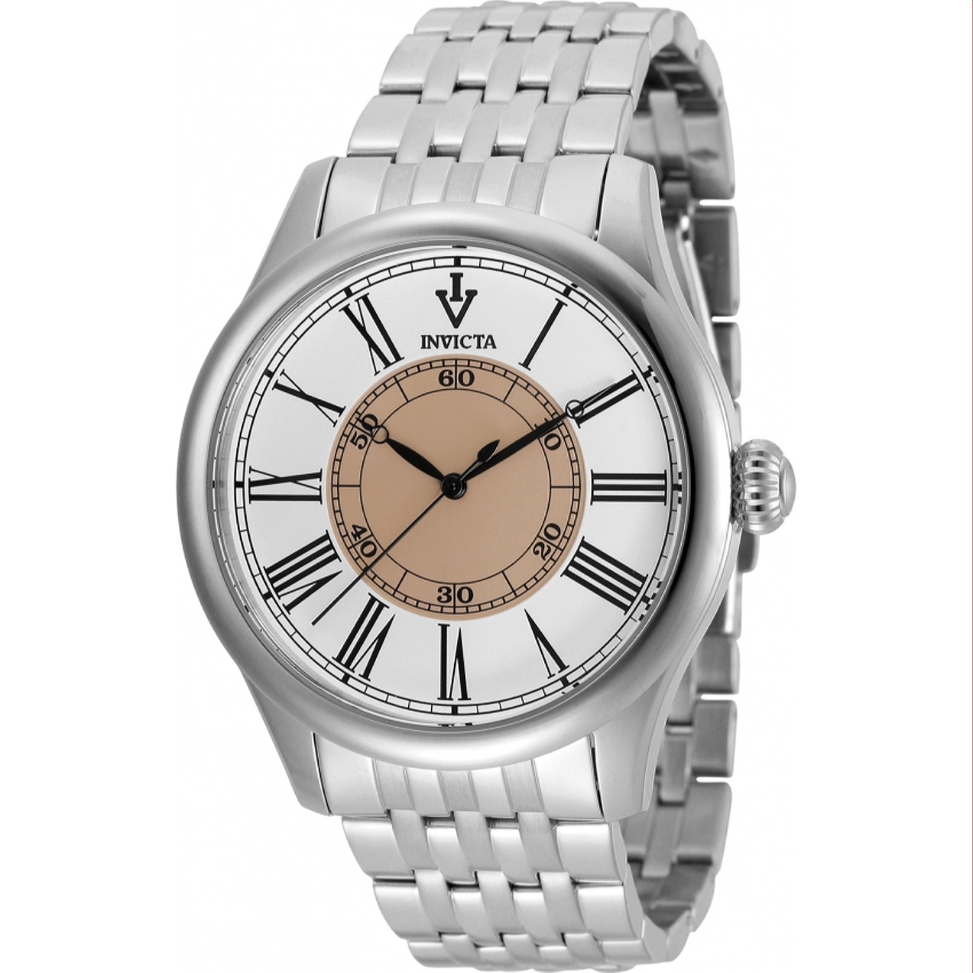 Invicta Vintage Quartz White Dial Men's Watch 36241