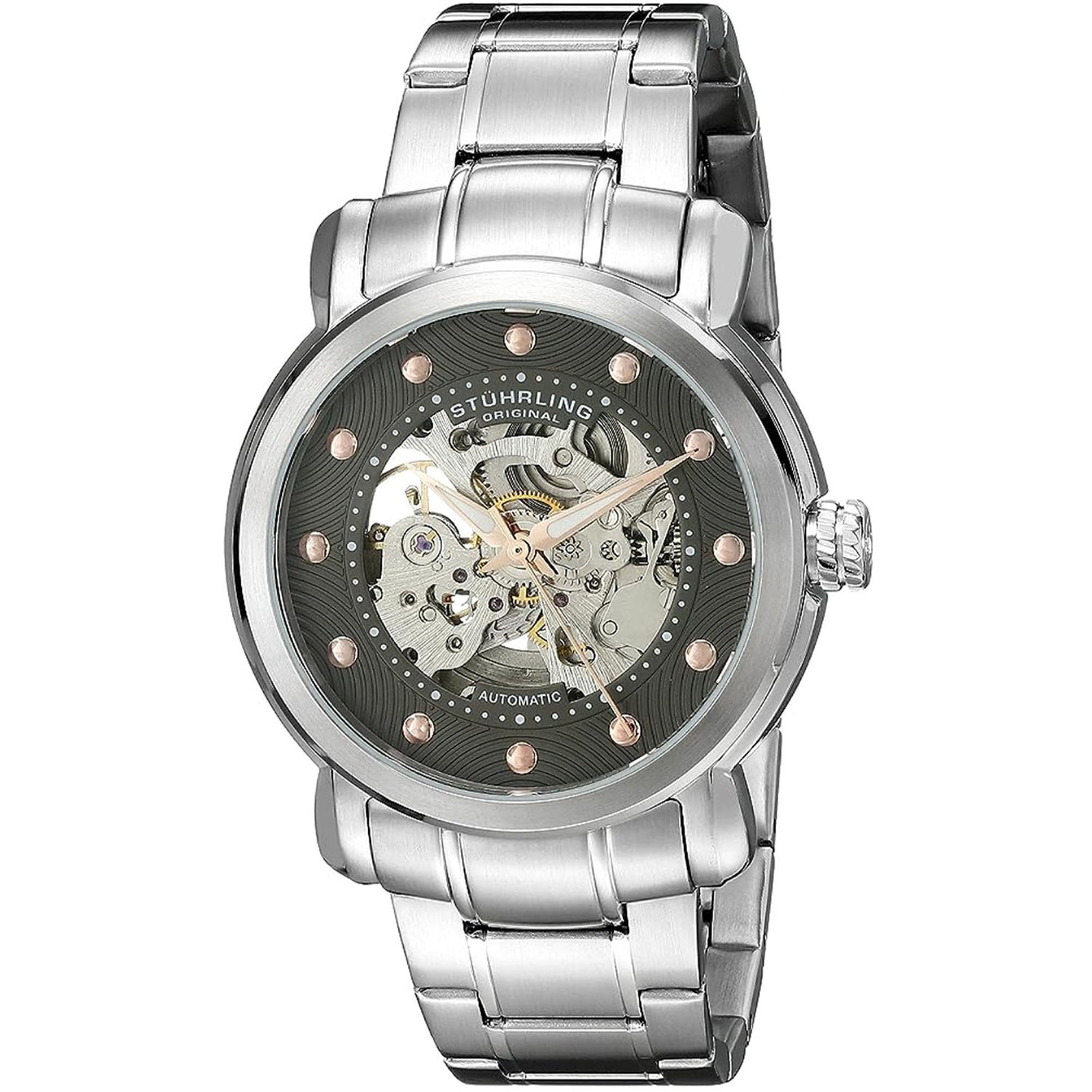 Stuhrling  Quartz Legacy Black Dial Men's Watch 644.03