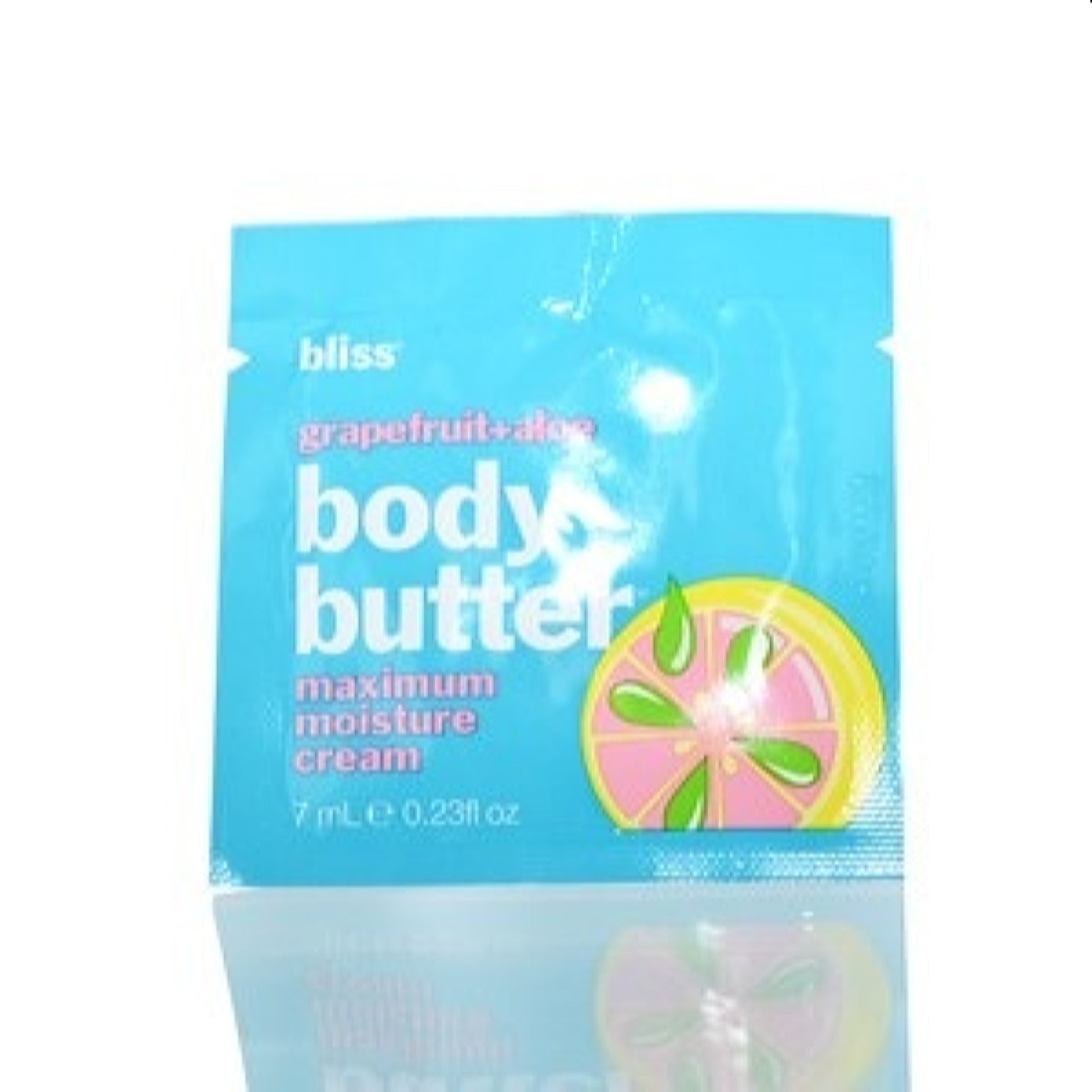 Bliss  Bliss Grapefruit + Aloe Body Butter Maximum Moisture Cream 0.23 Oz 651043617023