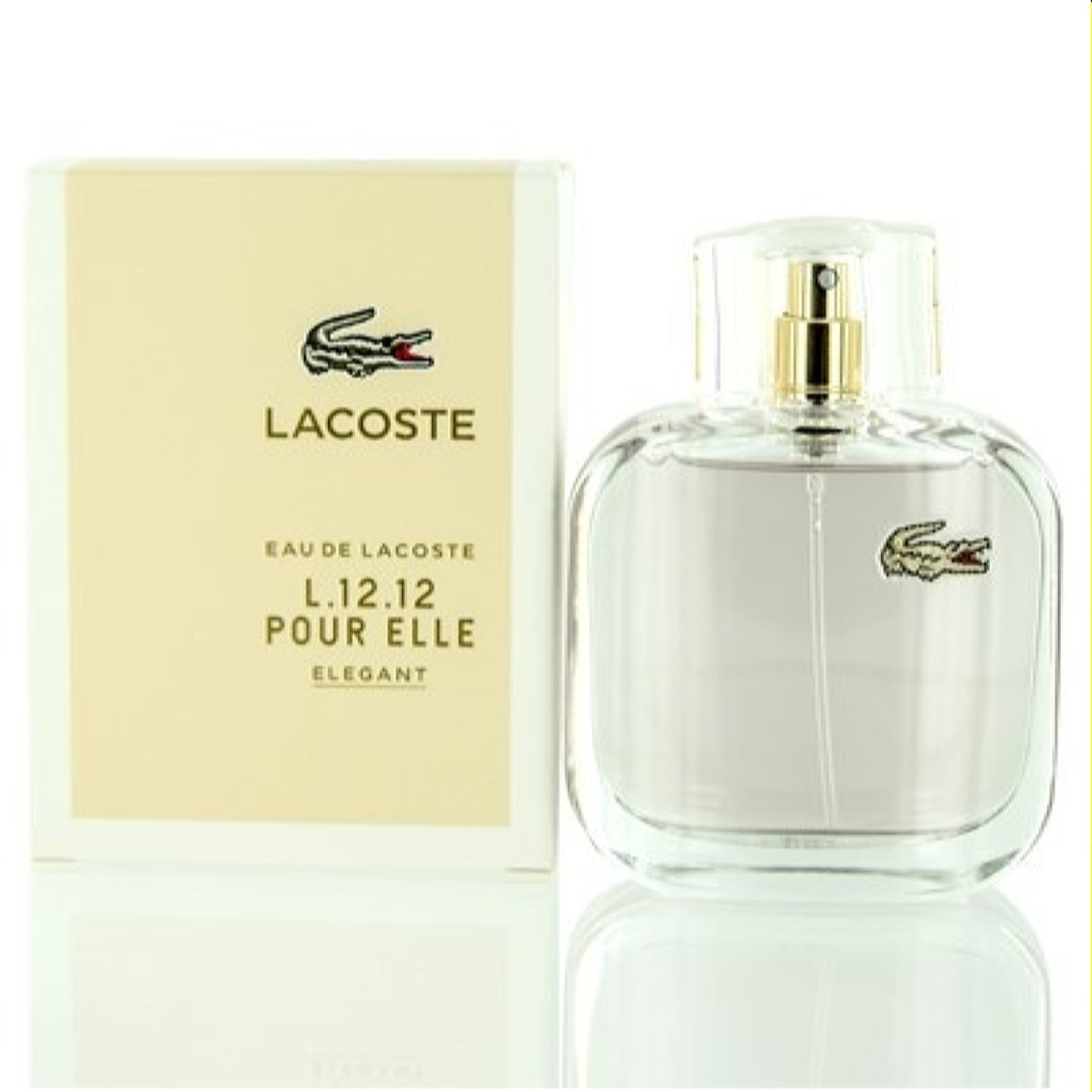 Lacoste Women's L.12.12 Elle Elegant Lacoste Edt Spray 3.0 Oz (90 Ml)   8005610295312