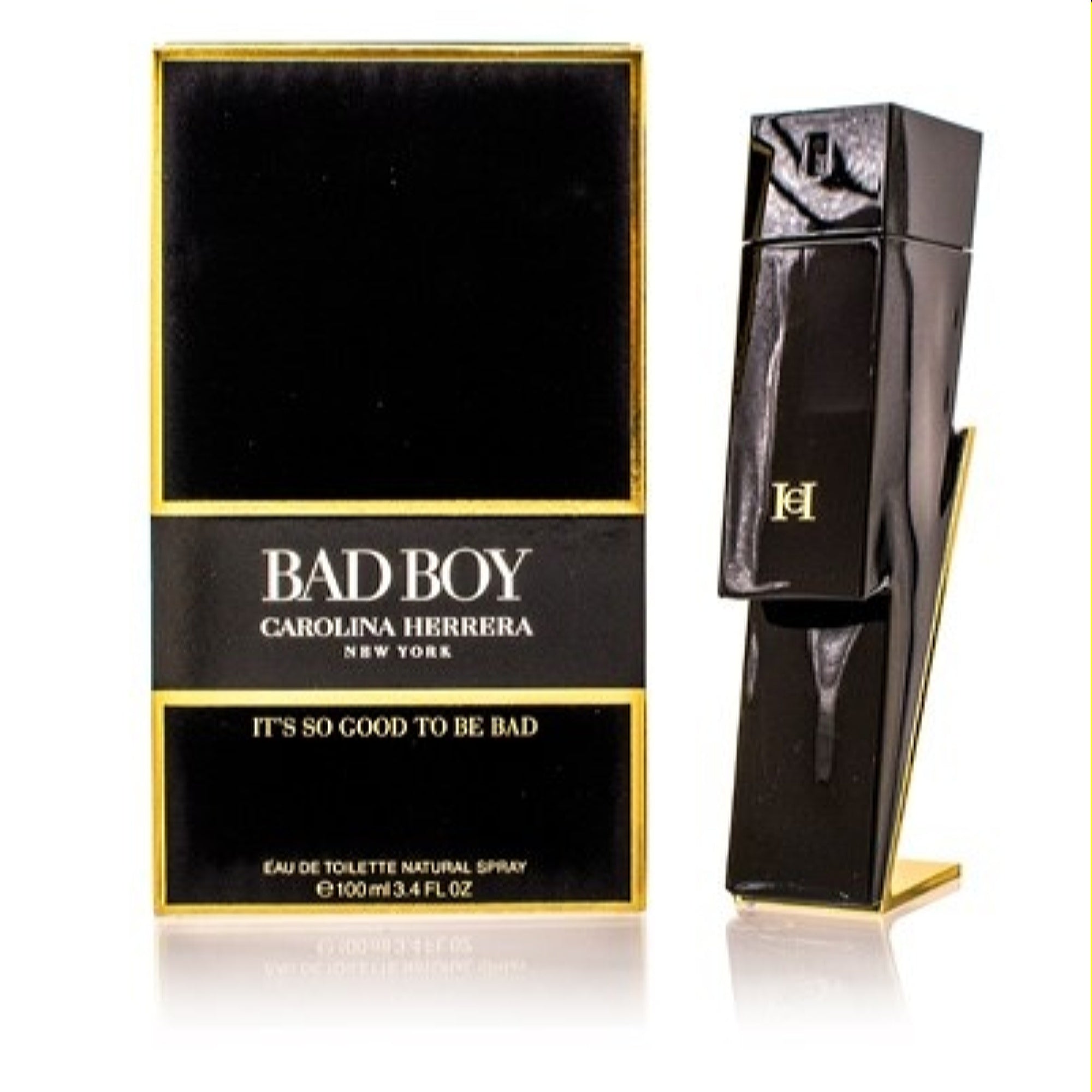 Carolina Herrera Men's Bad Boy Carolina Herrera Edt Spray 3.4 Oz (100 Ml)  8411061923245