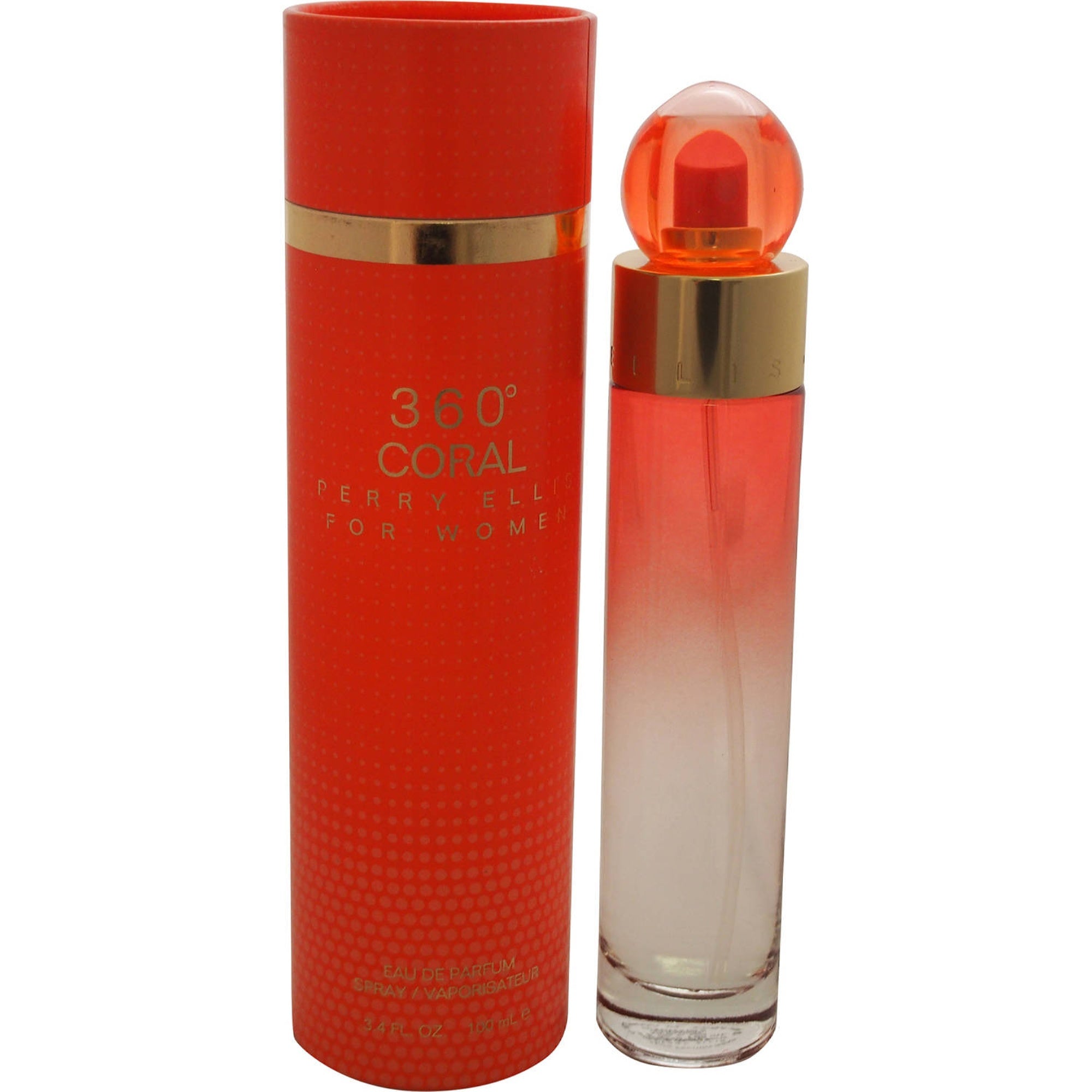 Perry Ellis Women's 360 Coral Perry Ellis Edp Spray 3.4 Oz (100 Ml)   844061009400