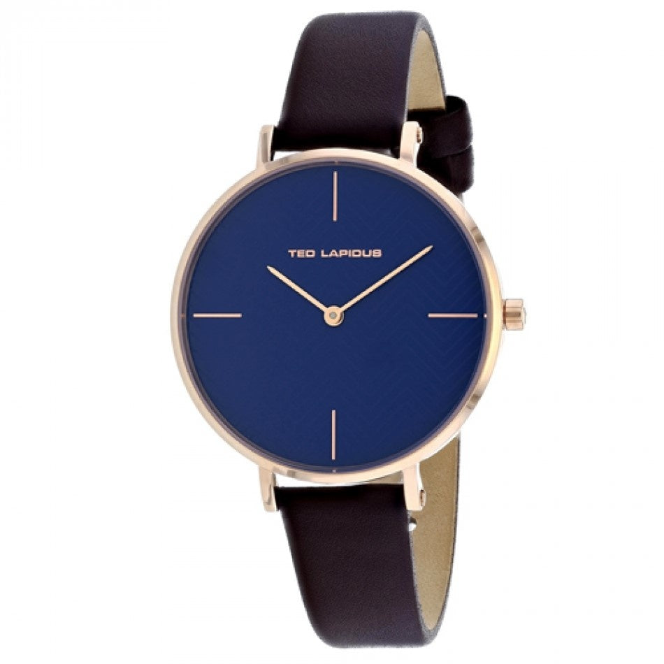 Ted Lapidus Classic Quartz Blue Dial Women's Watch A0705UDFIM