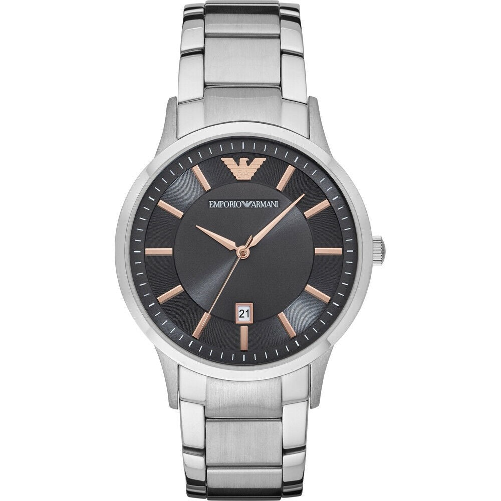 Emporio Armani Renato Quartz Black Dial Men's Watch AR11179