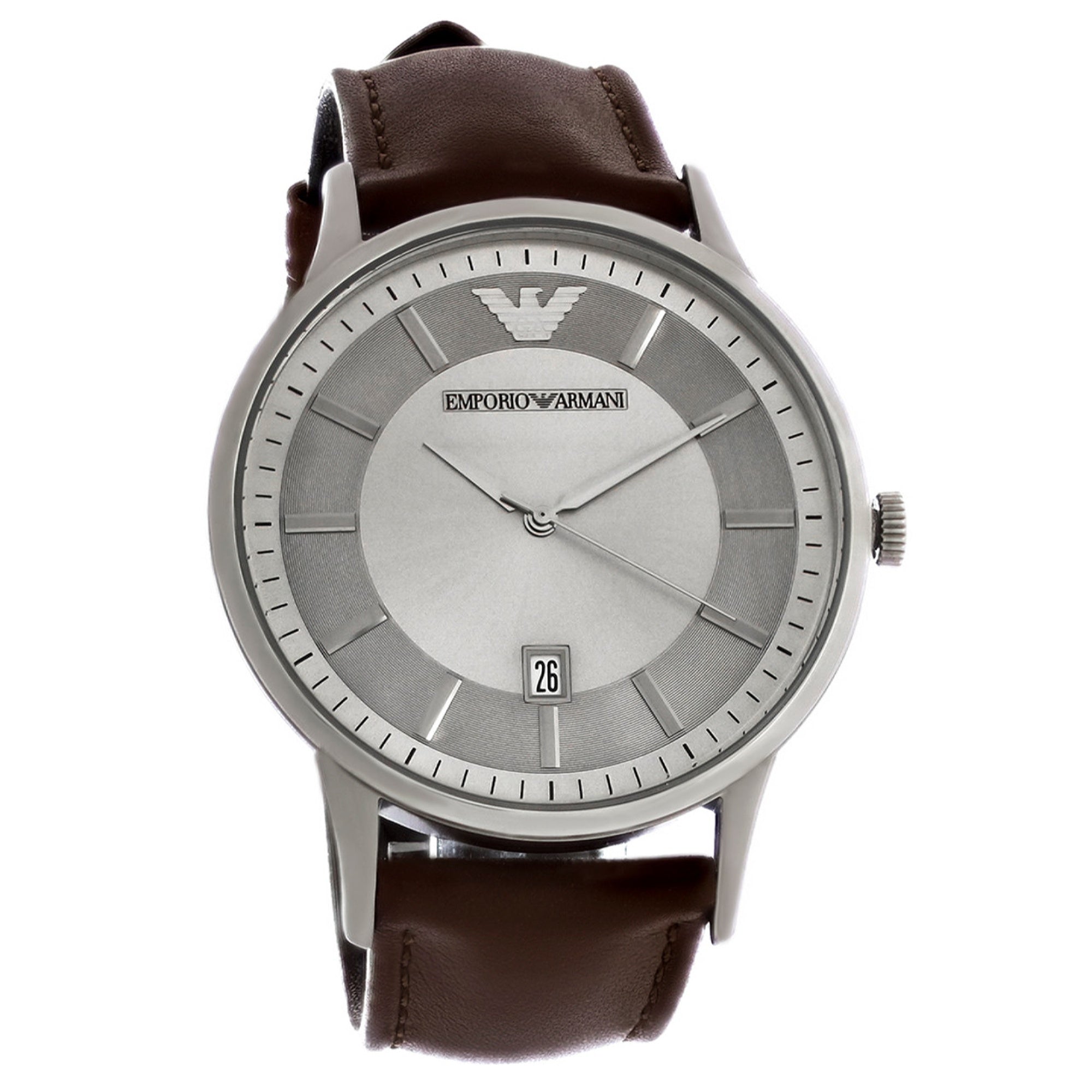 Emporio Armani Renato Quartz Silver-Tone Dial Men's Watch AR11185