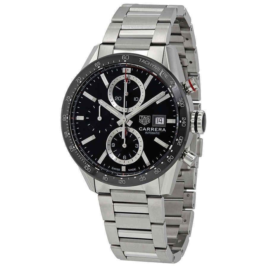 Tag Heuer Carrera Automatic Chronograph Black Dial Men's Watch CBM2110.BA0651