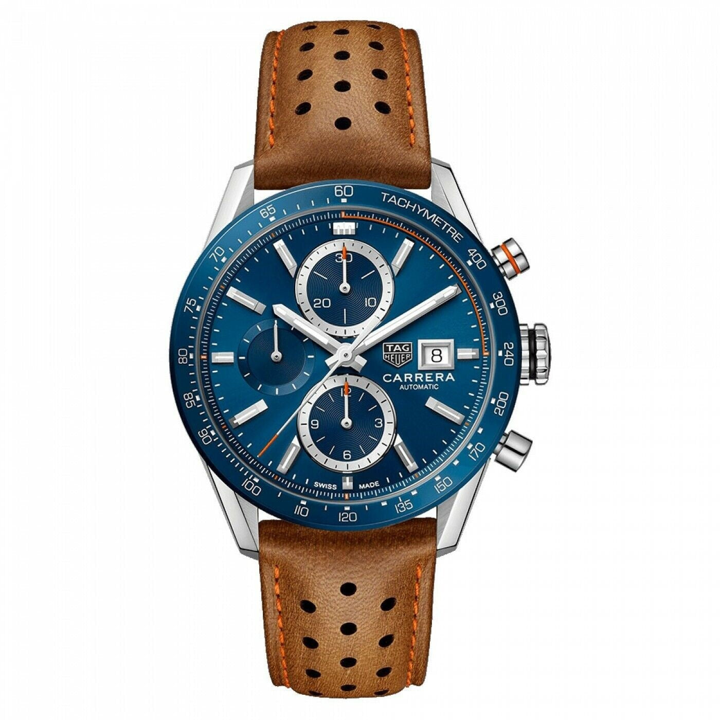 Tag Heuer Carrera Automatic Chronograph Blue Dial Men's Watch CBM2112.FC6455