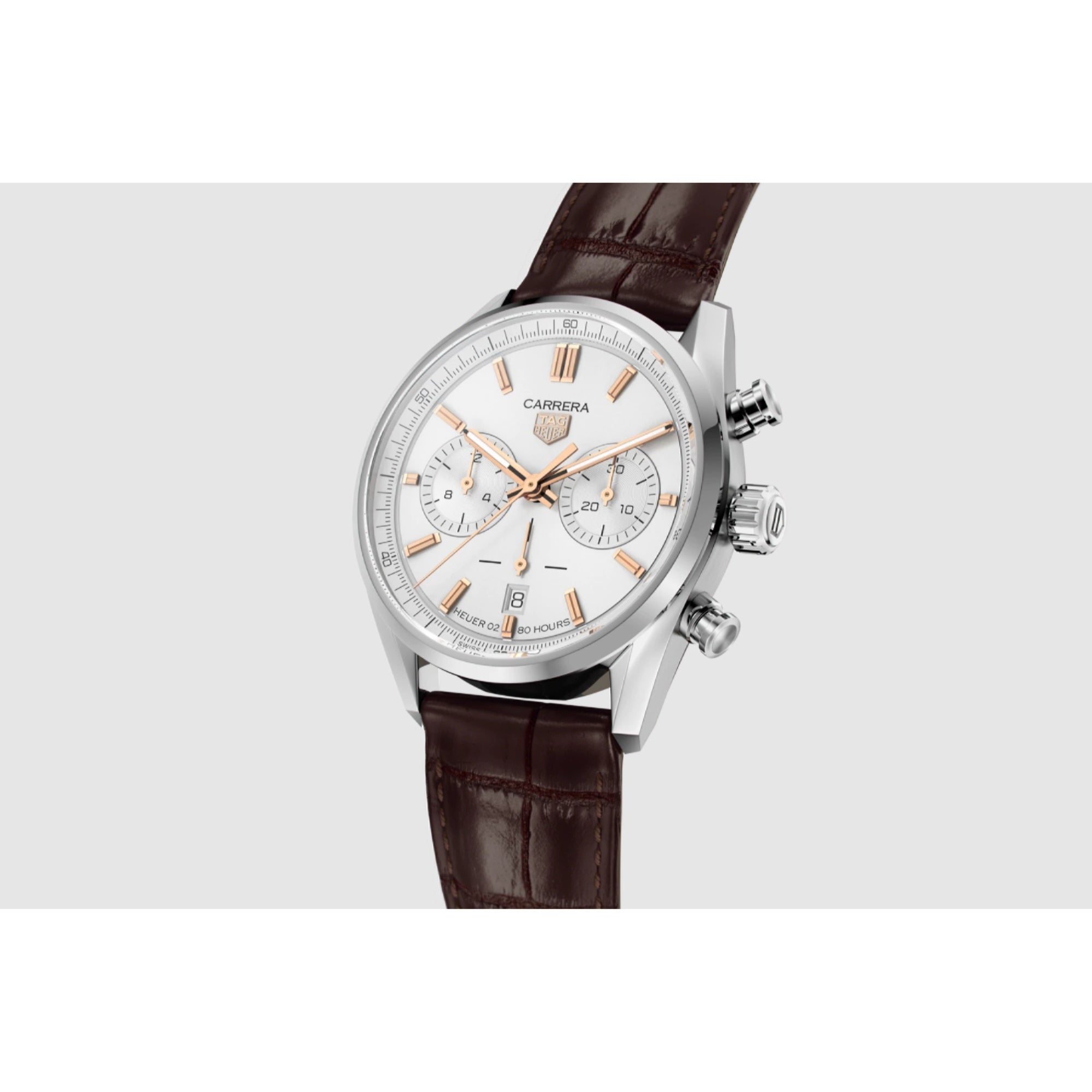 Tag Heuer Carrera Automatic Chronograph White Dial Men's Watch CBN2013.FC6483