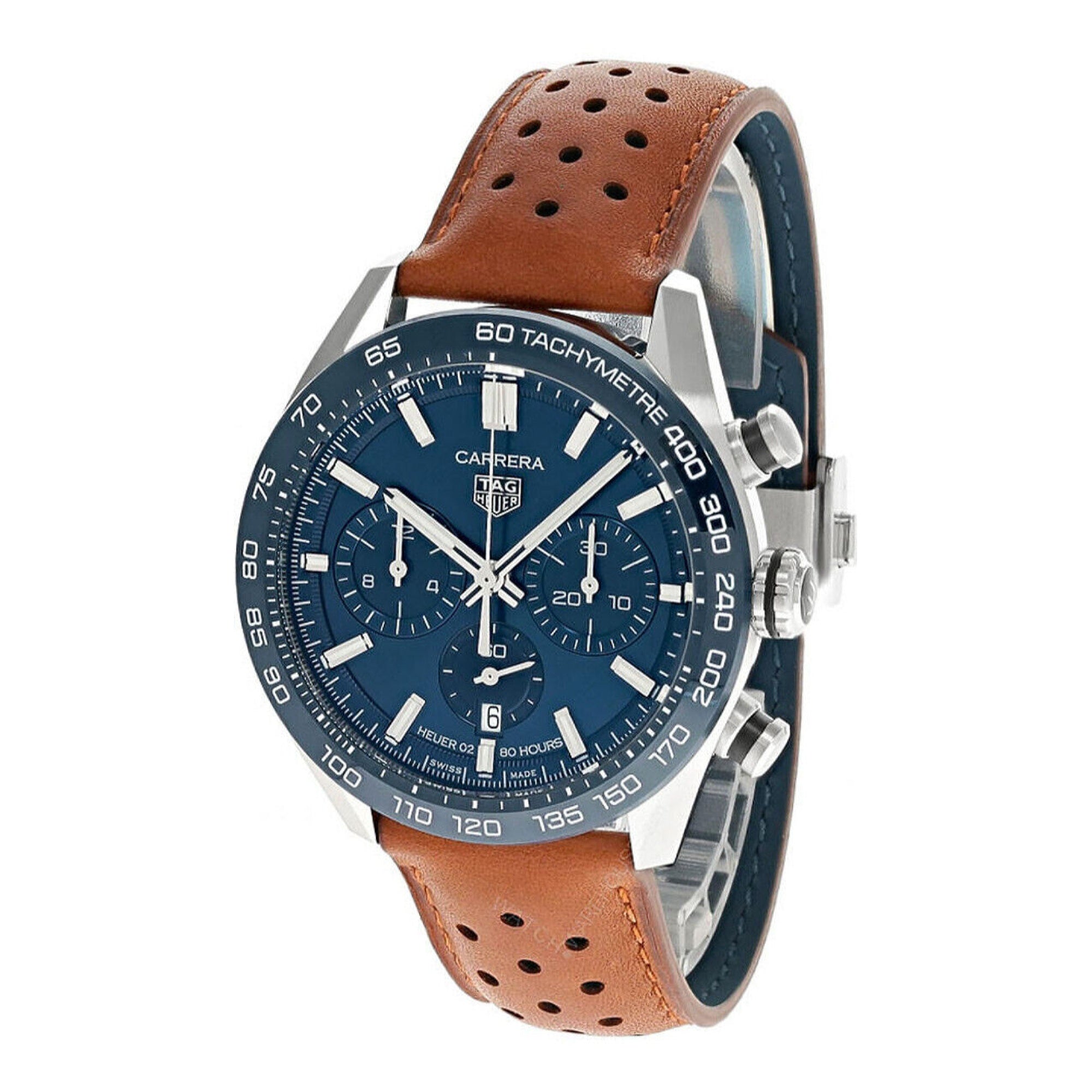 Tag Heuer Carrera Automatic Chronograph Blue Dial Men's Watch CBN2A1A.FC6537