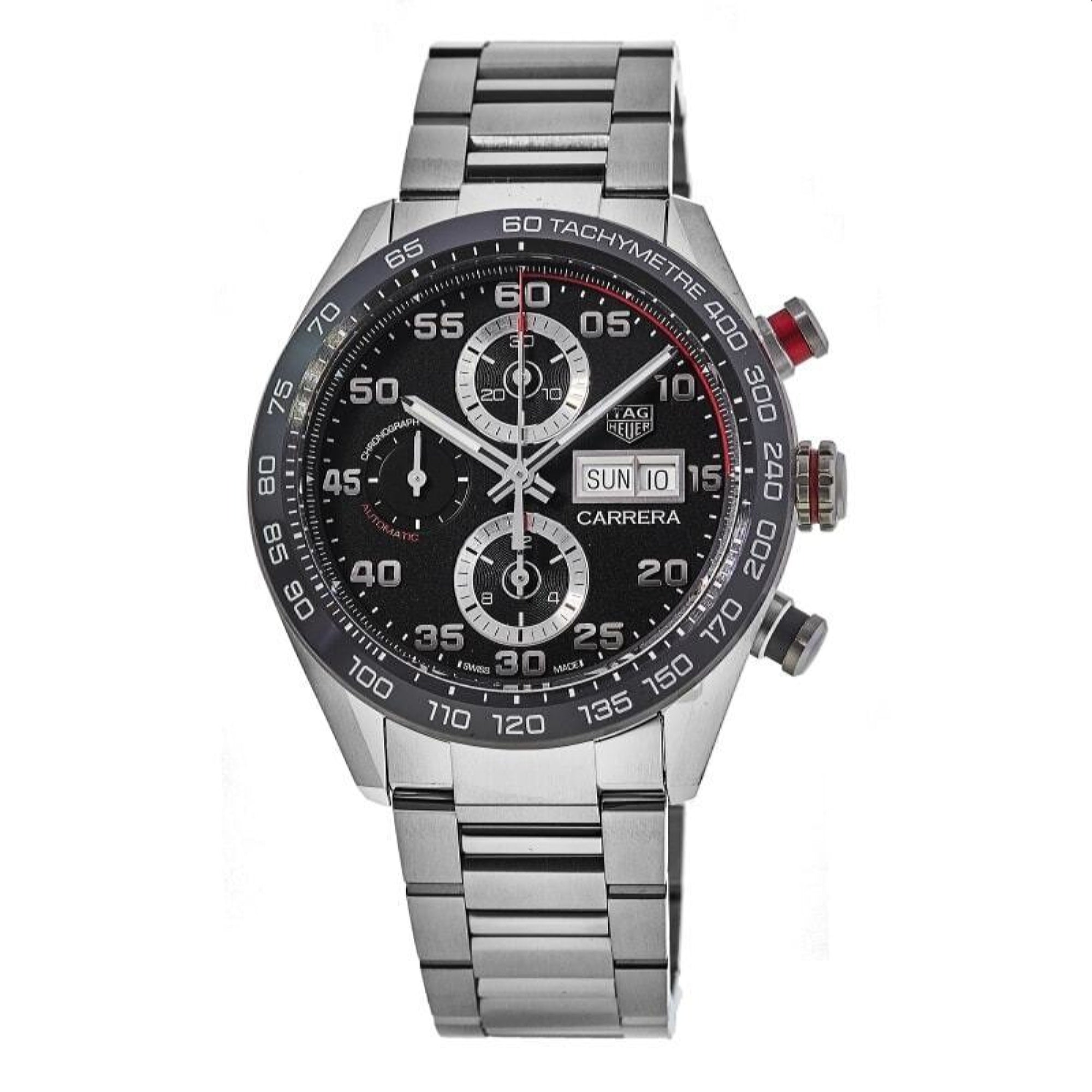 Tag Heuer Carrera Automatic Chronograph Black Dial Men's Watch CBN2A1AA.BA0643
