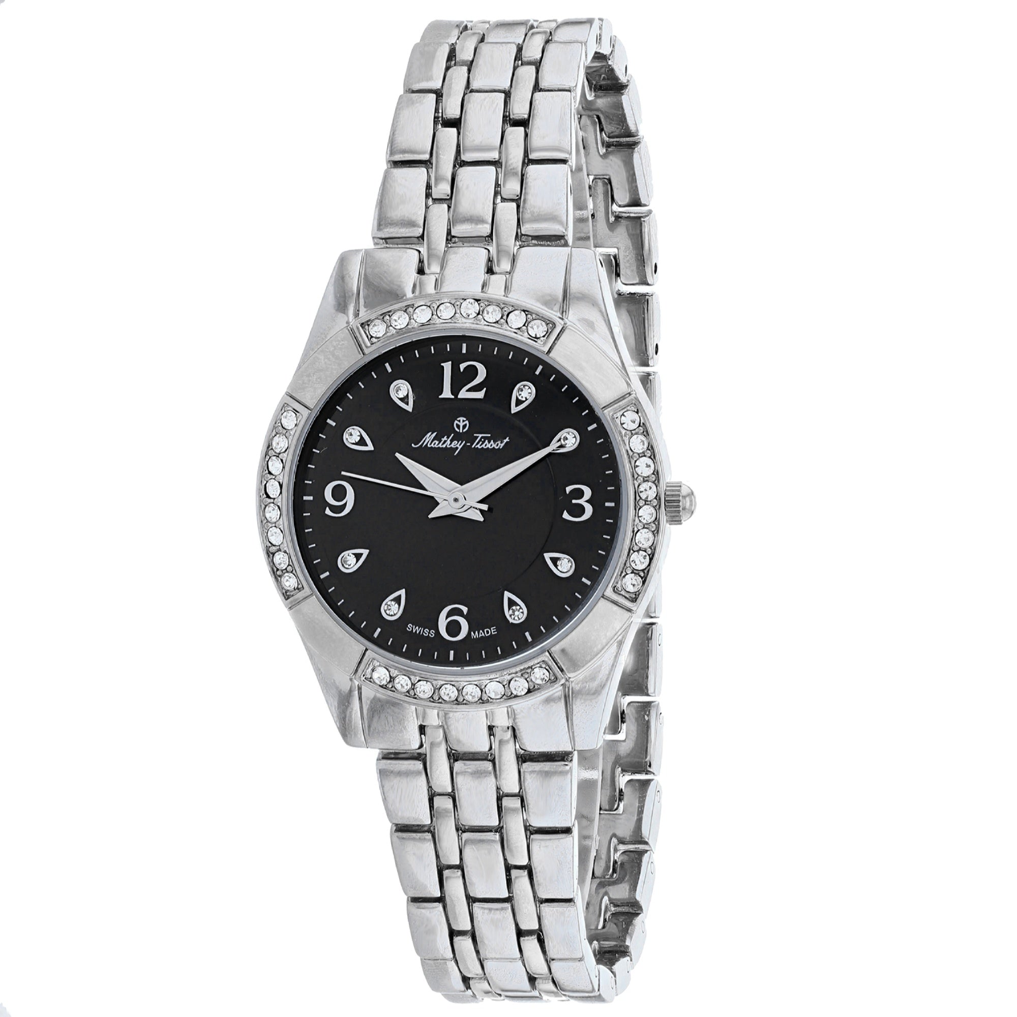 Mathey-Tissot  Quartz FLEURY 2568 Black Dial Women's Watch D2568AN