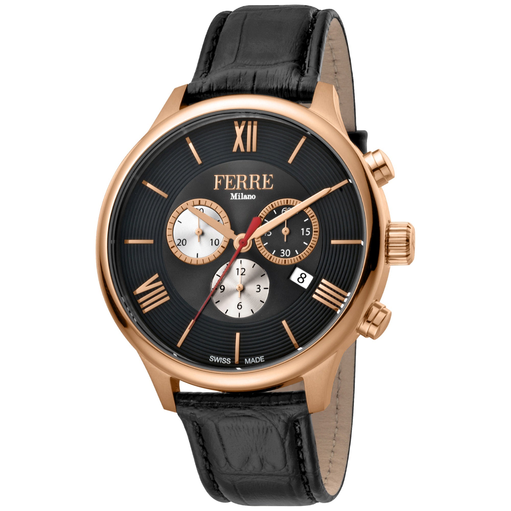 Ferre Milano  Quartz Classic Black Dial Men's Watch FM1G144L0031