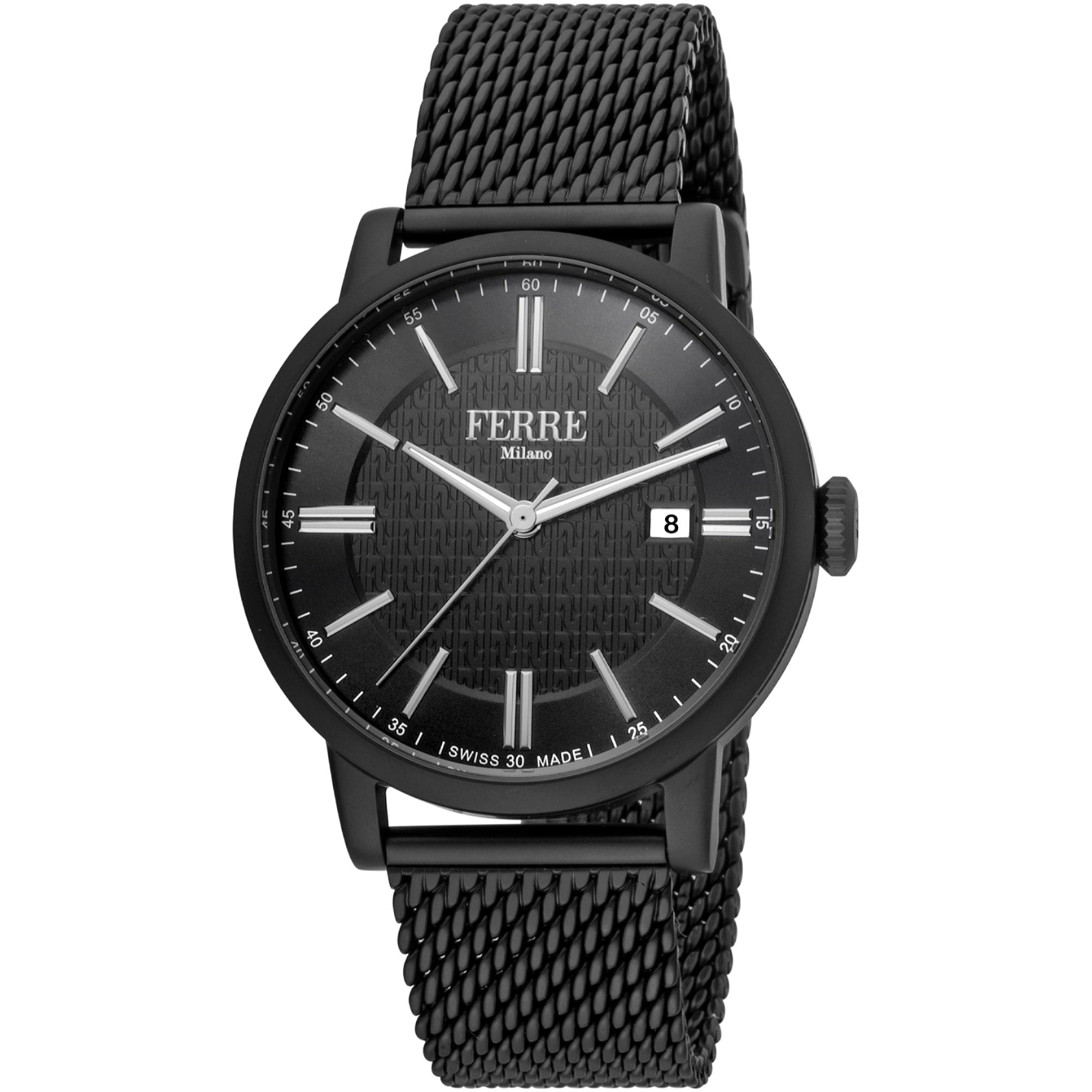 Ferre Milano  Quartz Classic Black Dial Men's Watch FM1G156M0071