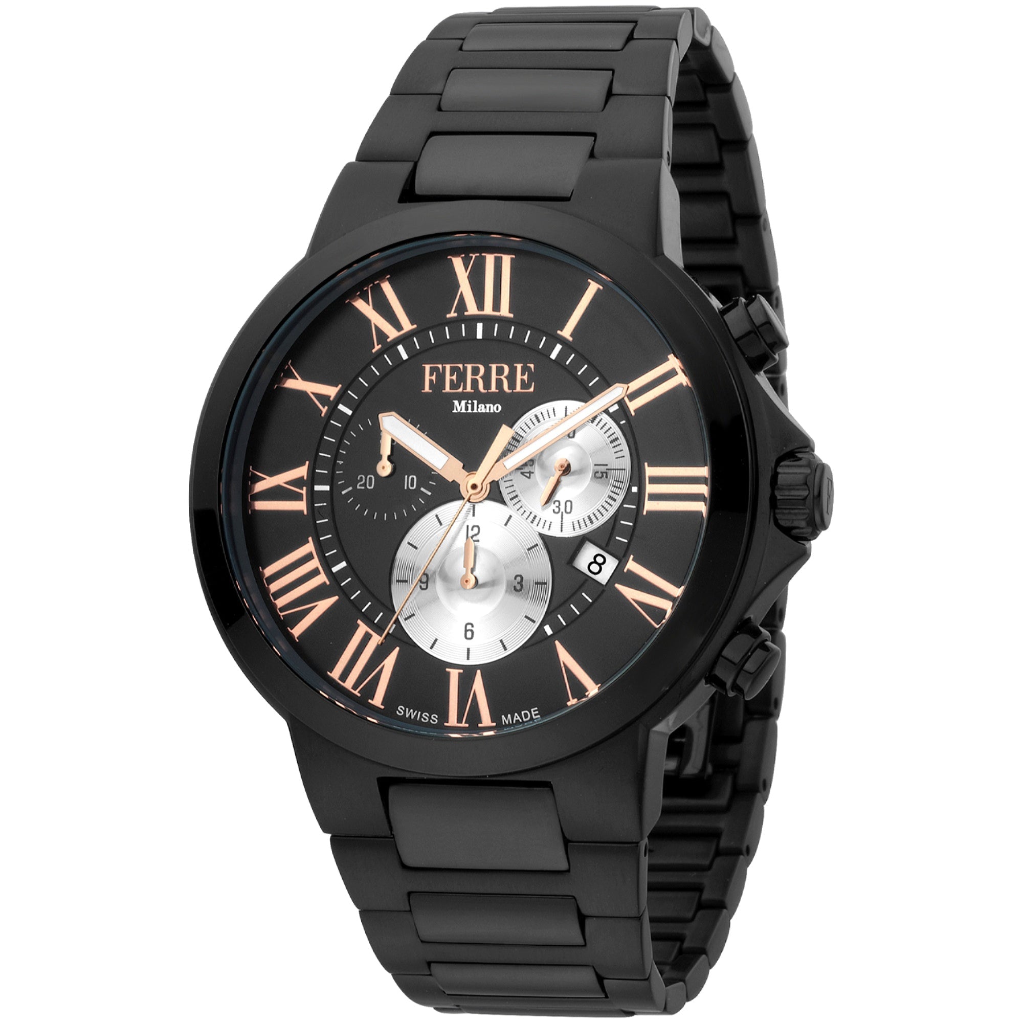 Ferre Milano  Quartz Classic Black Dial Men's Watch FM1G177M0071
