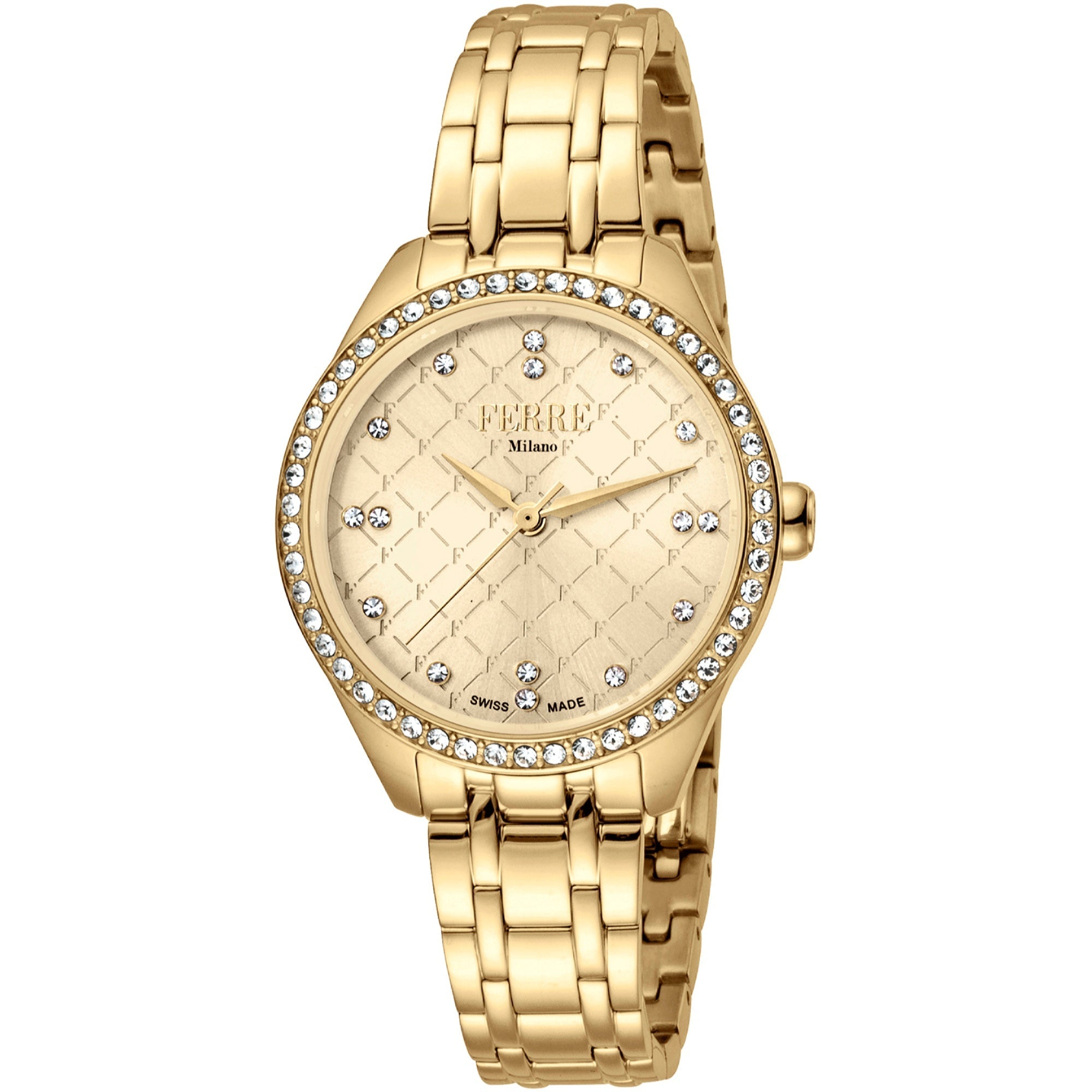 Ferre Milano  Quartz Classic Gold Dial Women's Watch FM1L116M0061