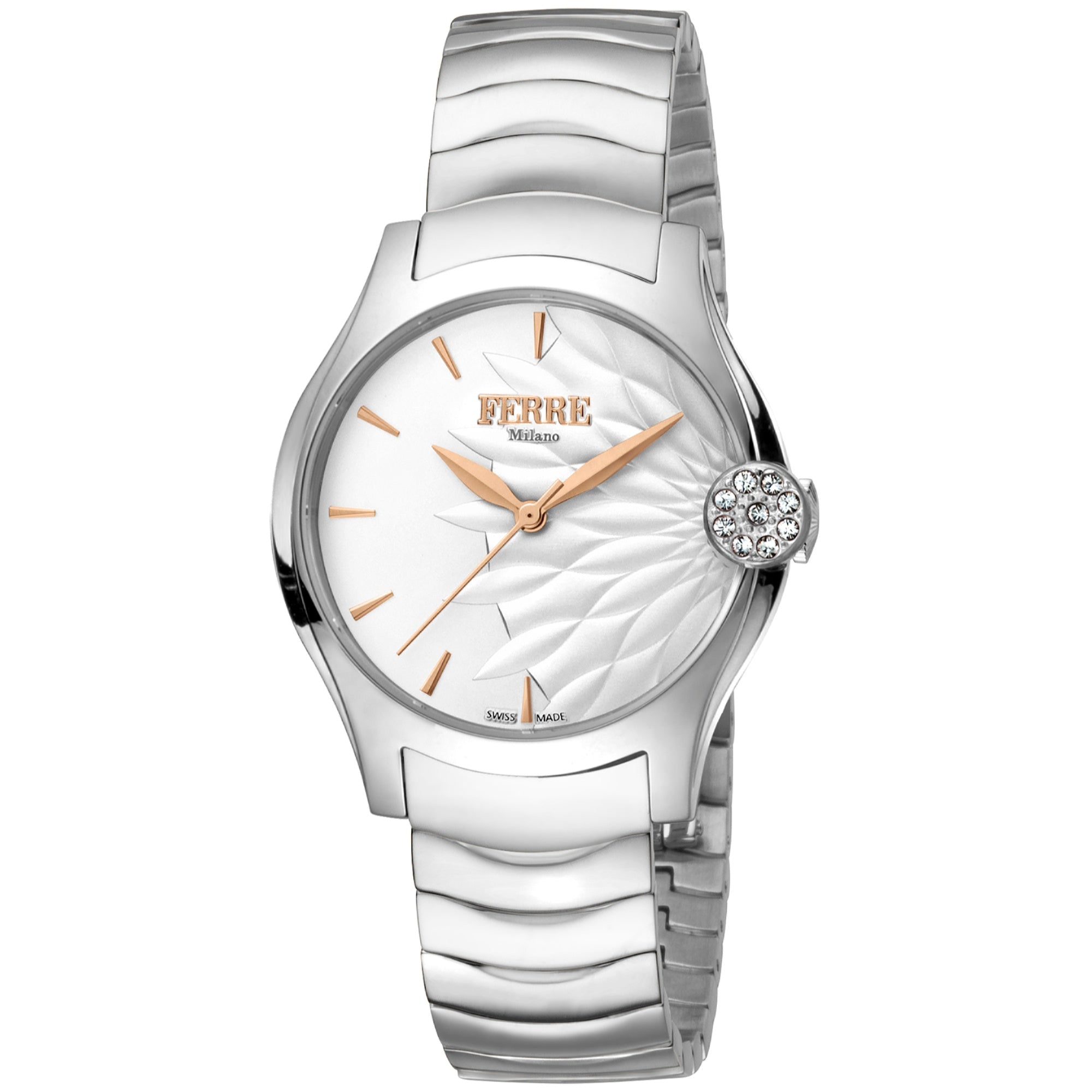Ferre Milano  Quartz Classic White Dial Women's Watch FM1L121M0051
