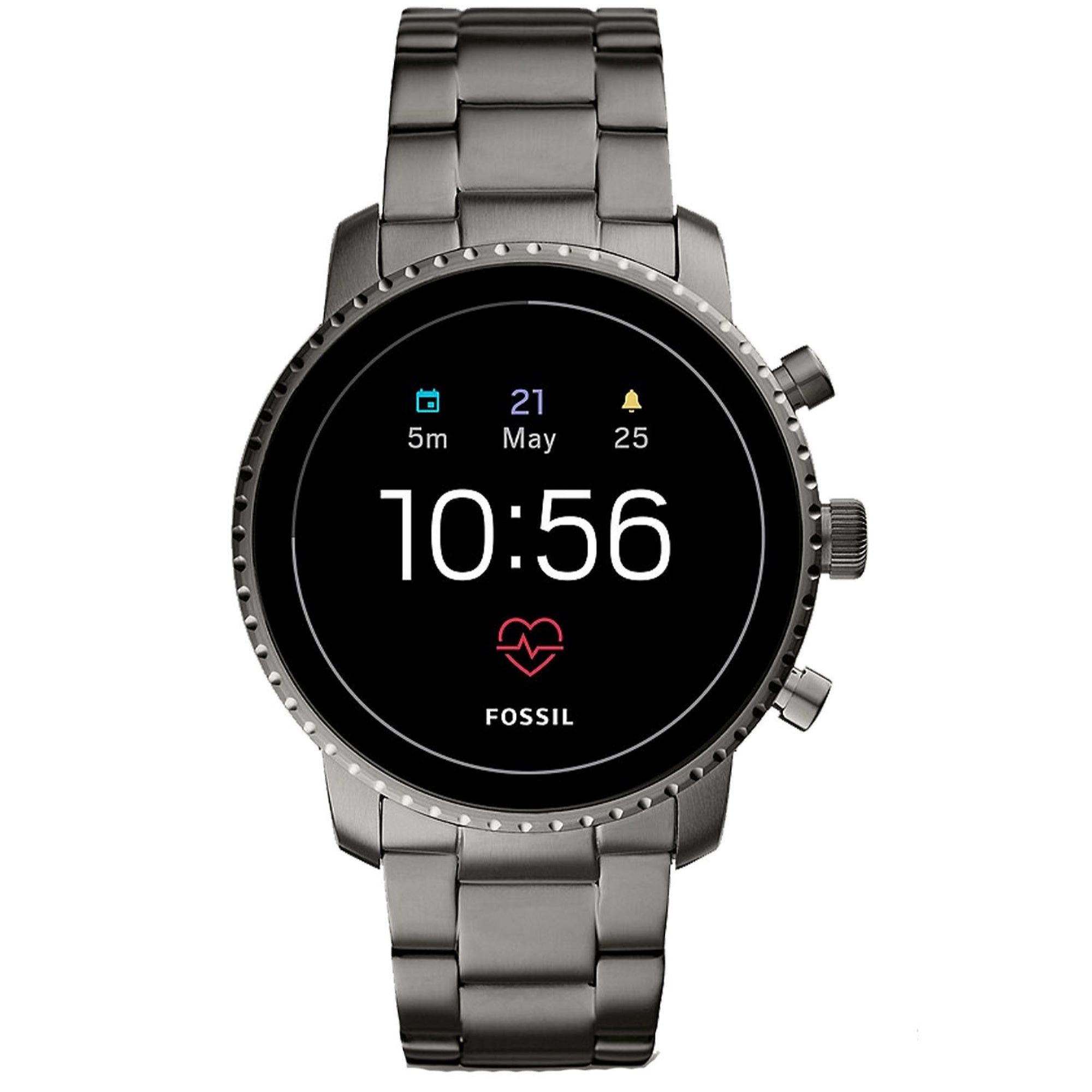 Fossil  Quartz Explorist Black Dial Men's Watch FTW4012